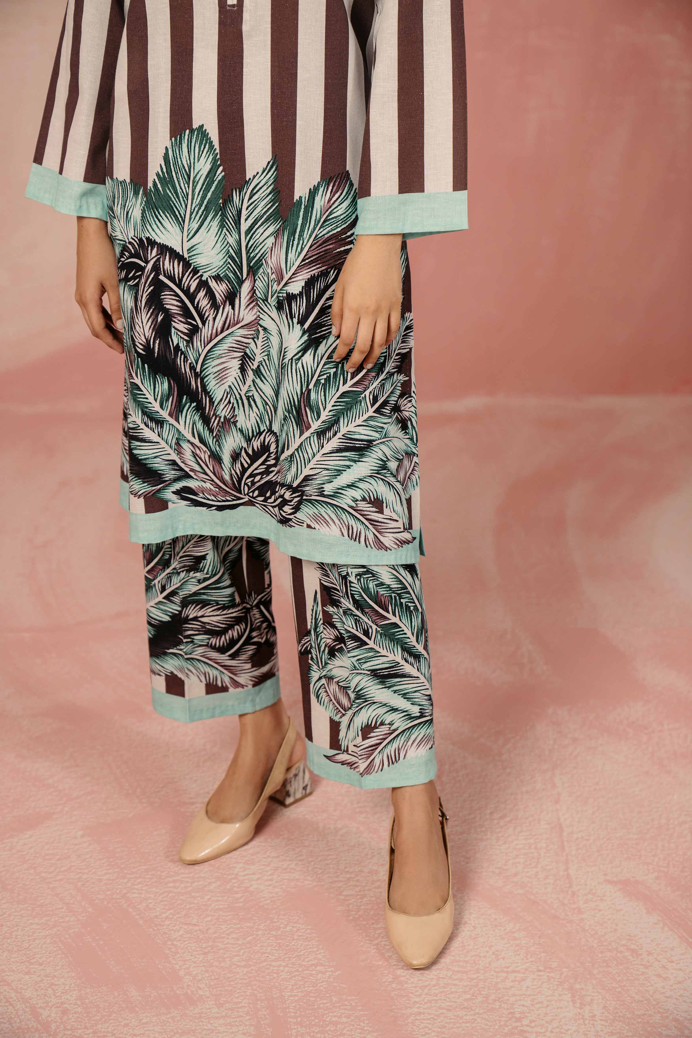 2 Piece - Printed Suit - PW23-207