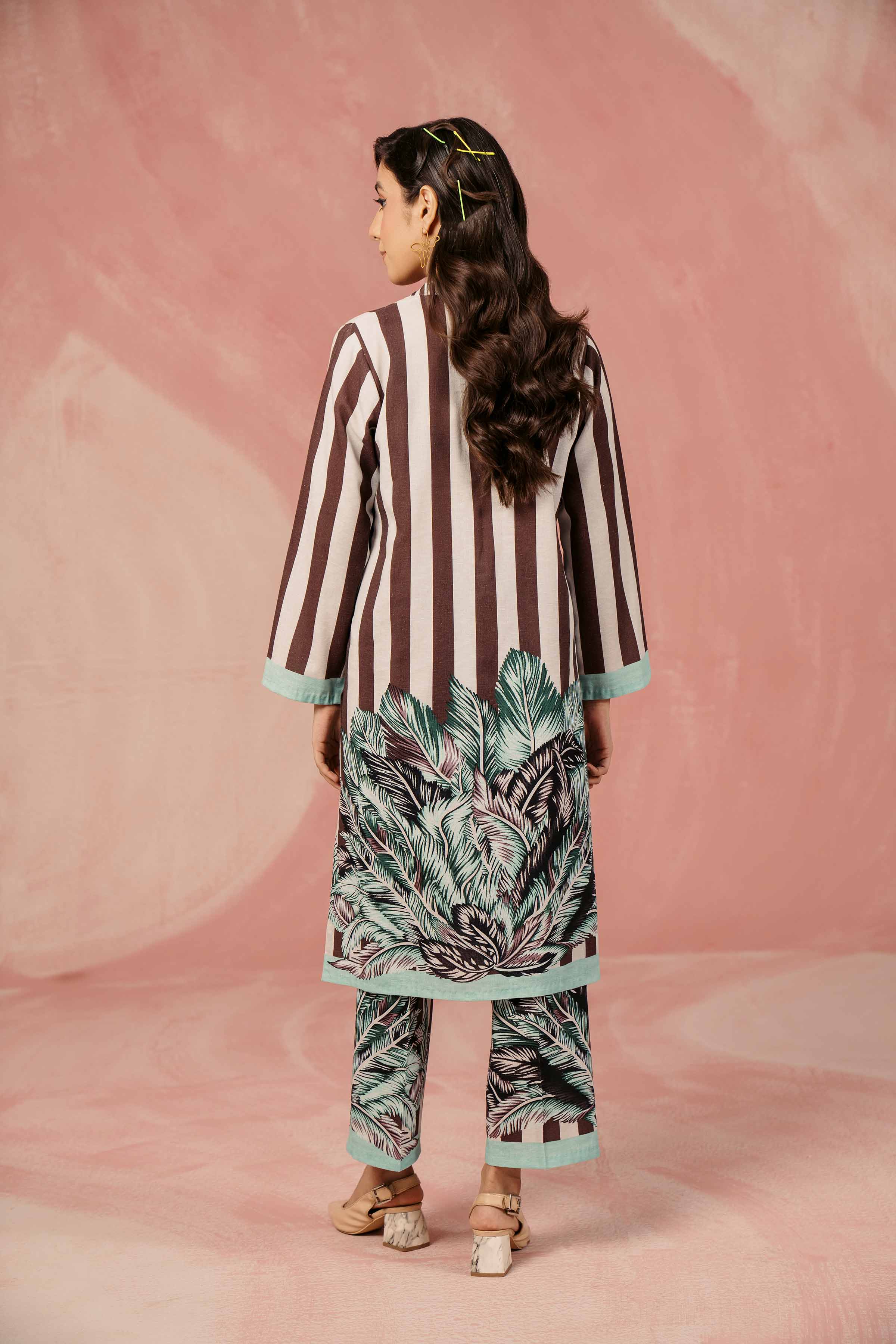 2 Piece - Printed Suit - PW23-207