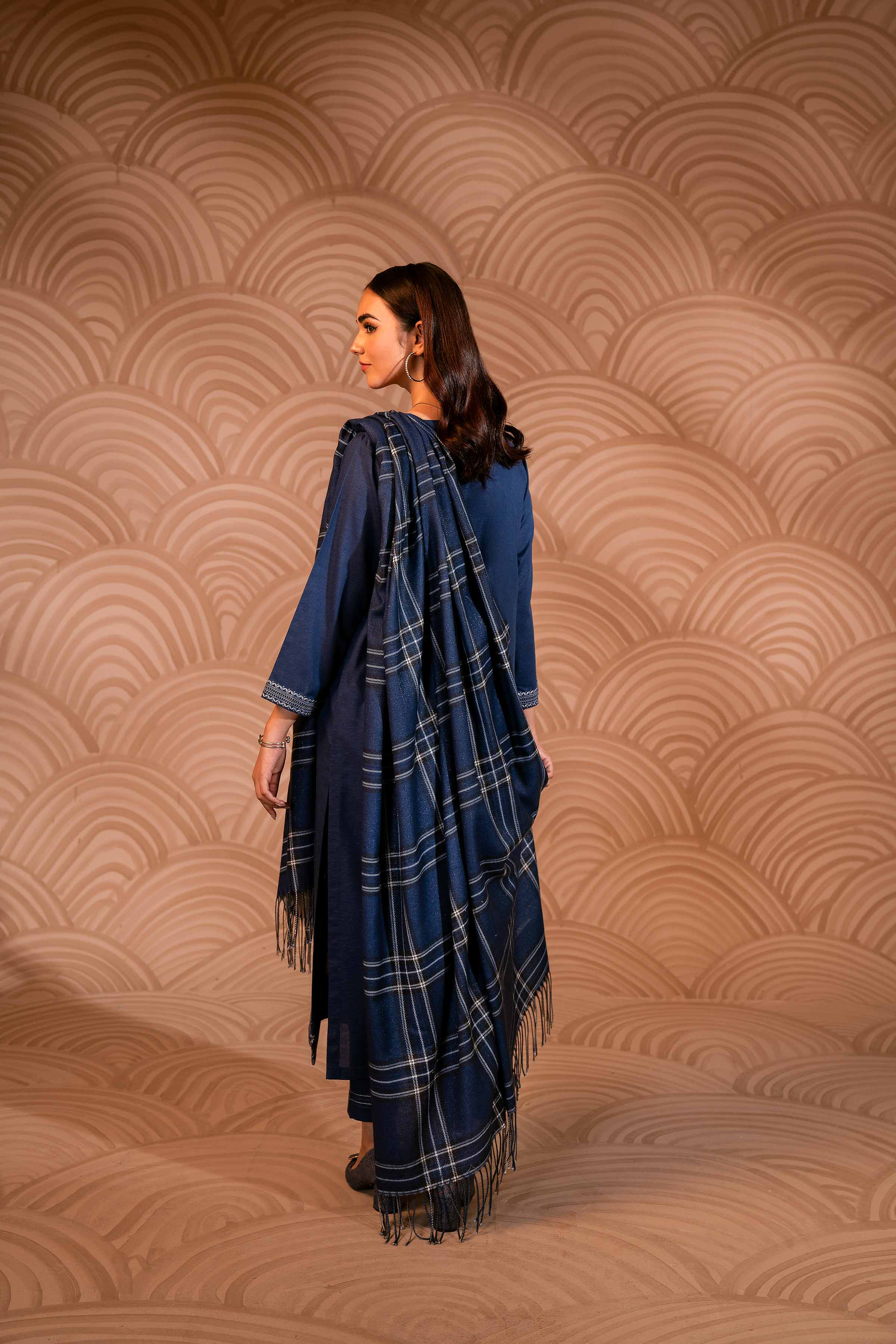 3 Piece - Embroidered Suit - PW23-98