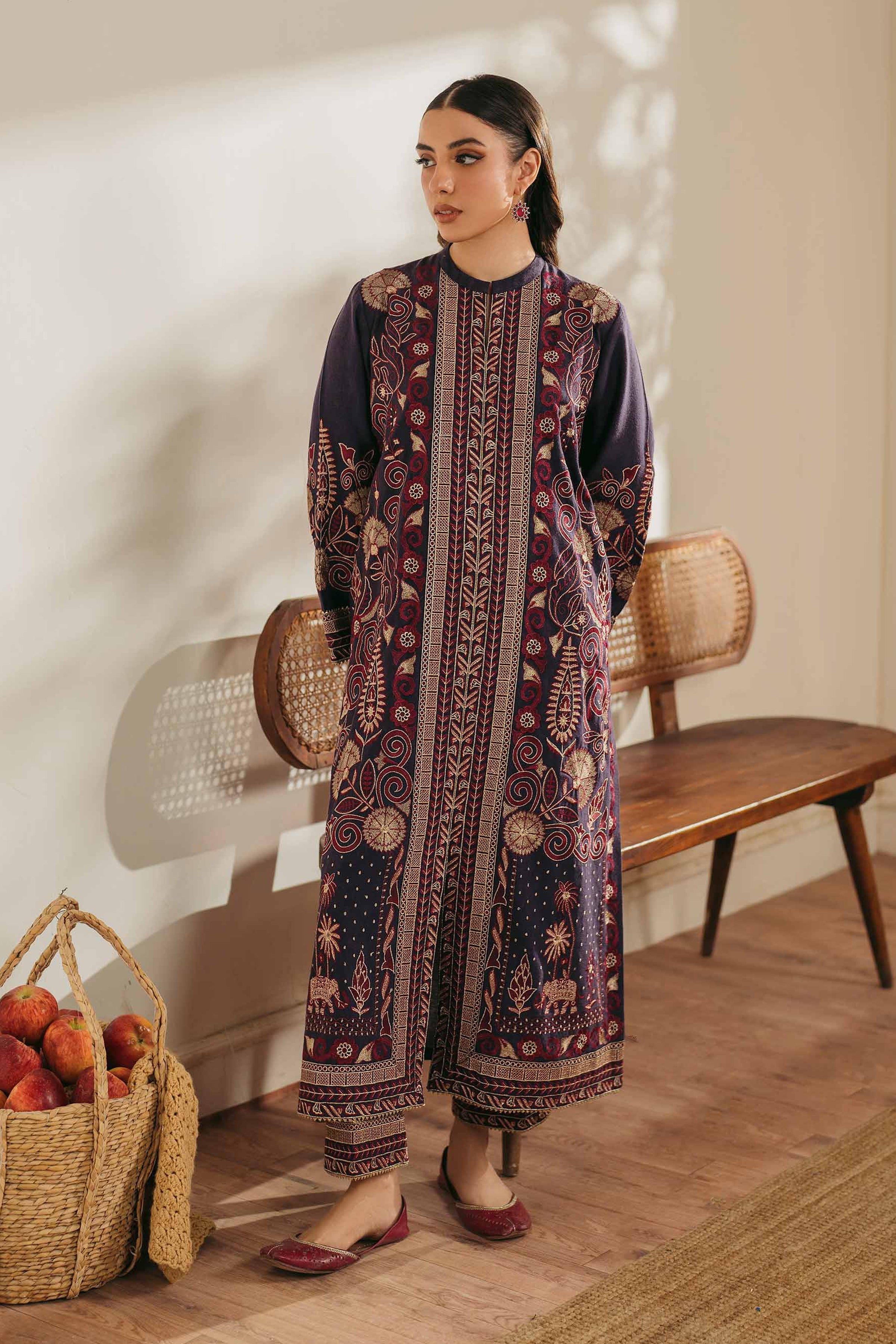2 Piece - Embroidered Suit - PW24-103