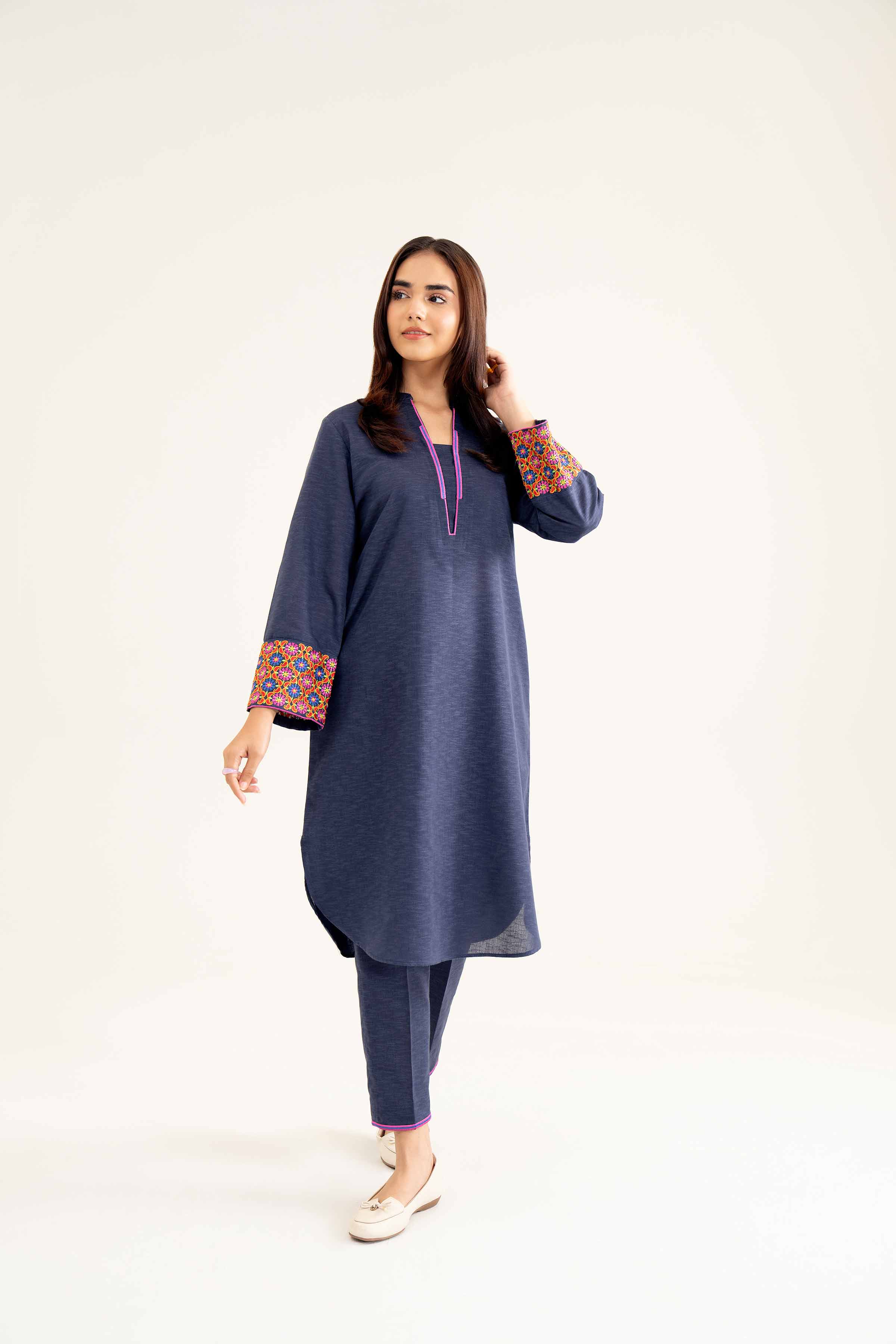 2 Piece - Embroidered Suit - PW24-105
