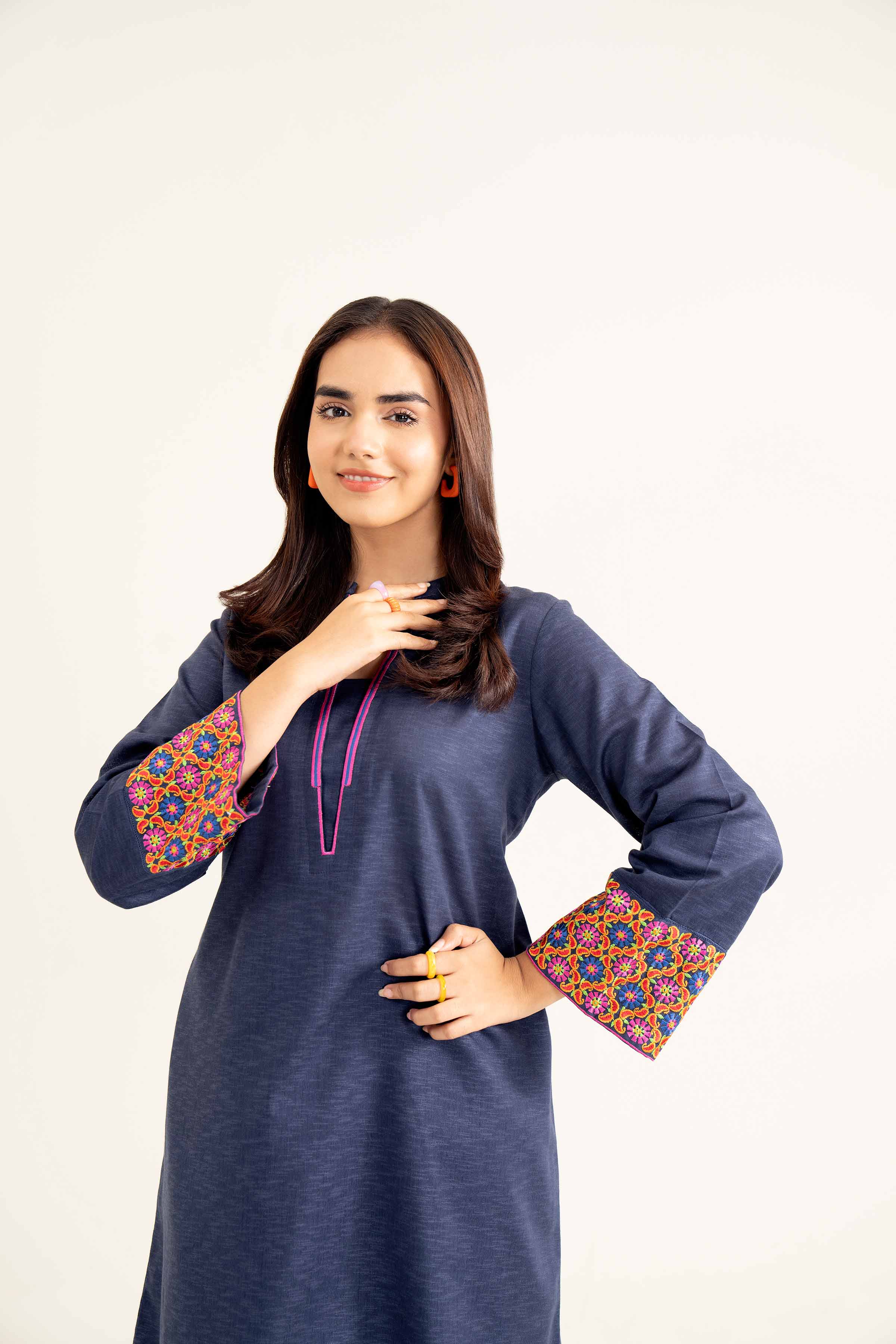 2 Piece - Embroidered Suit - PW24-105
