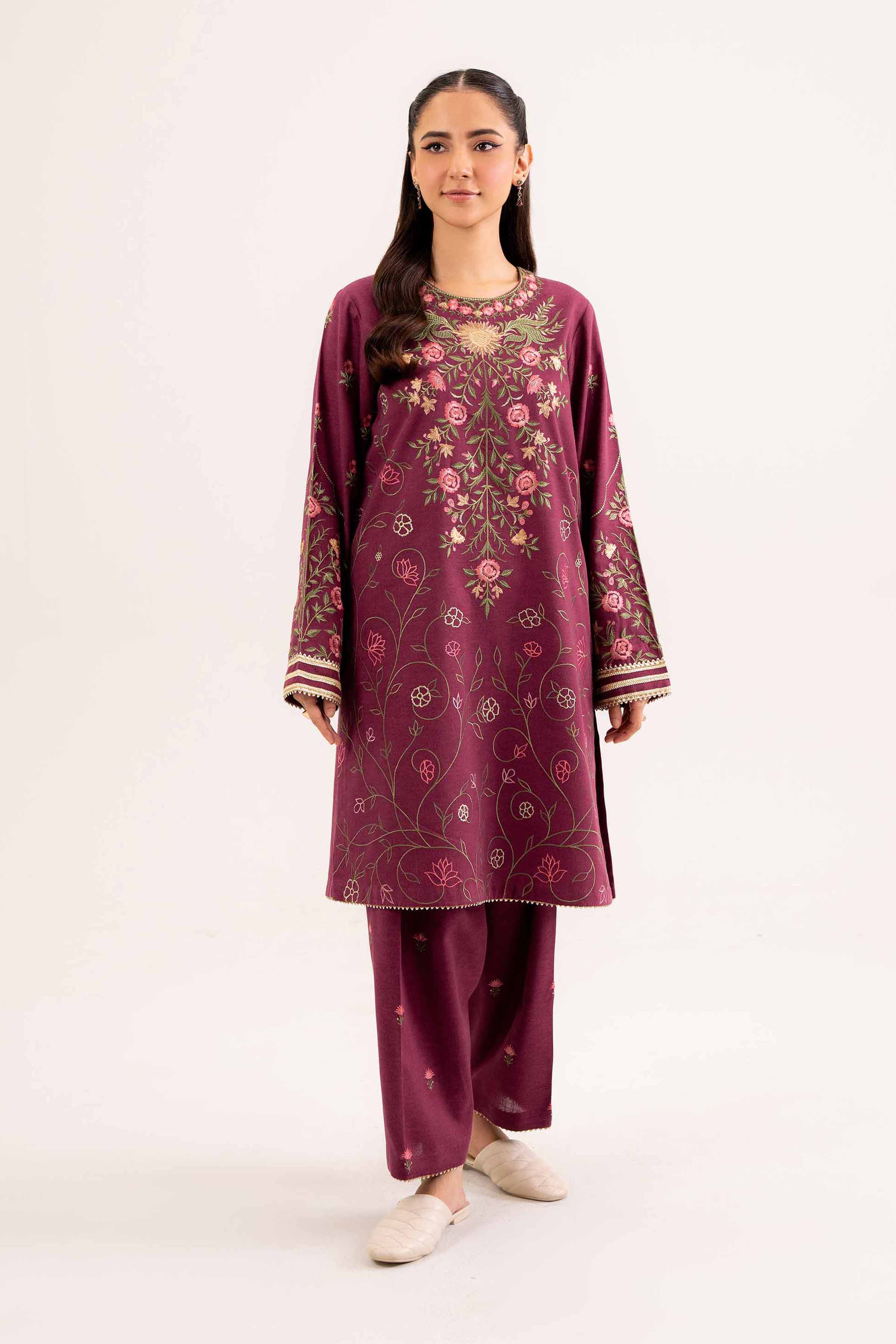 2 Piece - Embroidered Suit - PW24-109