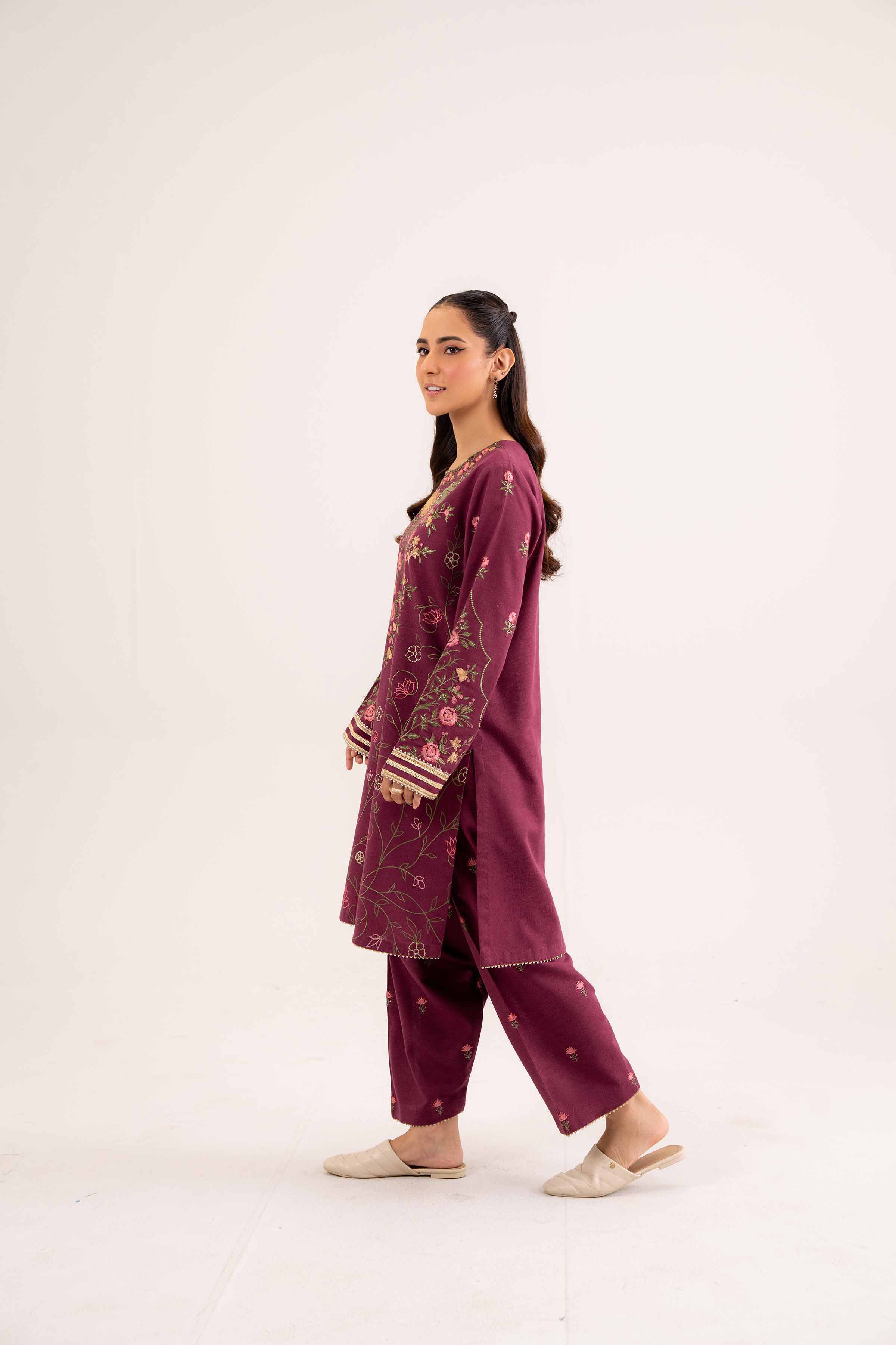 2 Piece - Embroidered Suit - PW24-109