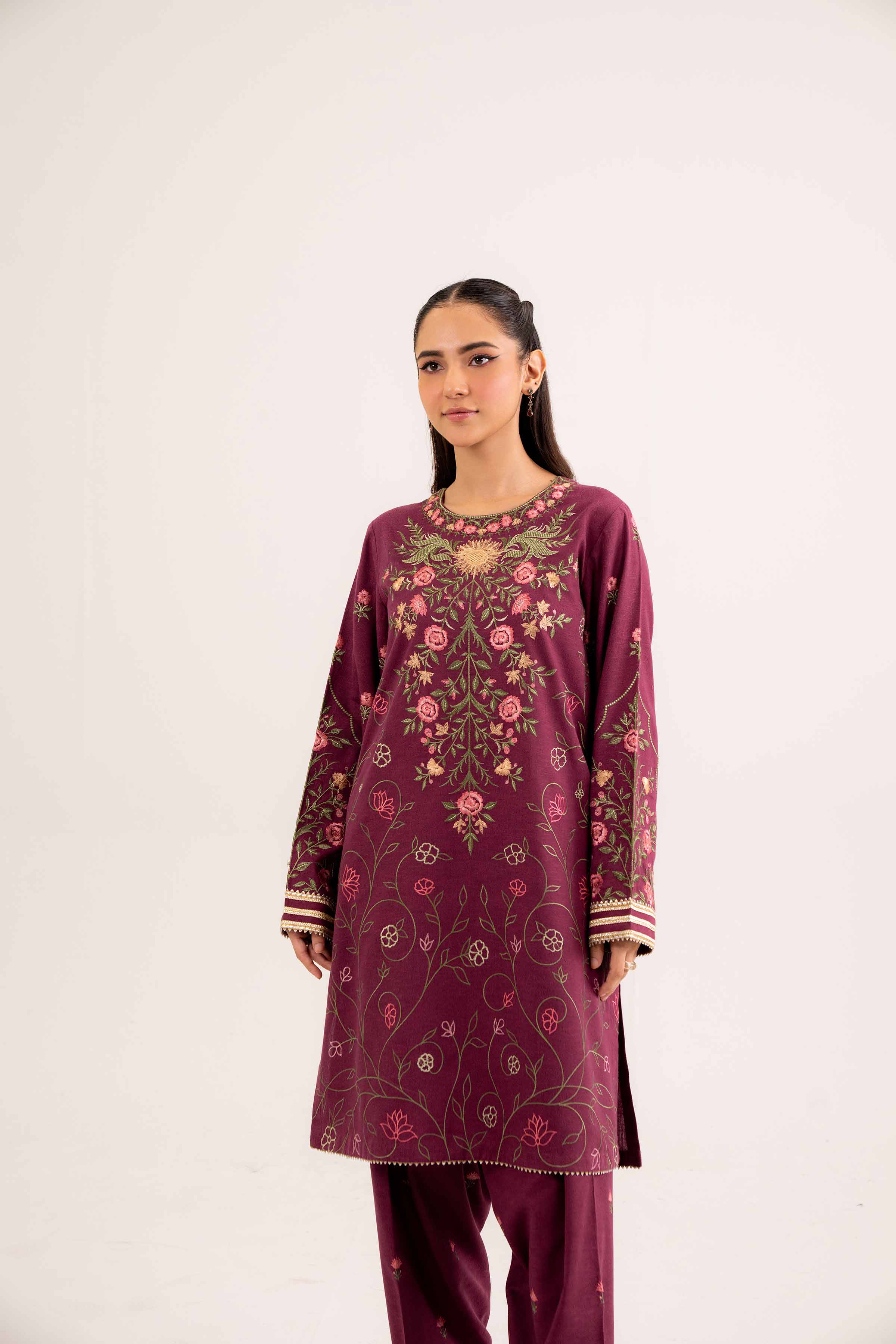 2 Piece - Embroidered Suit - PW24-109