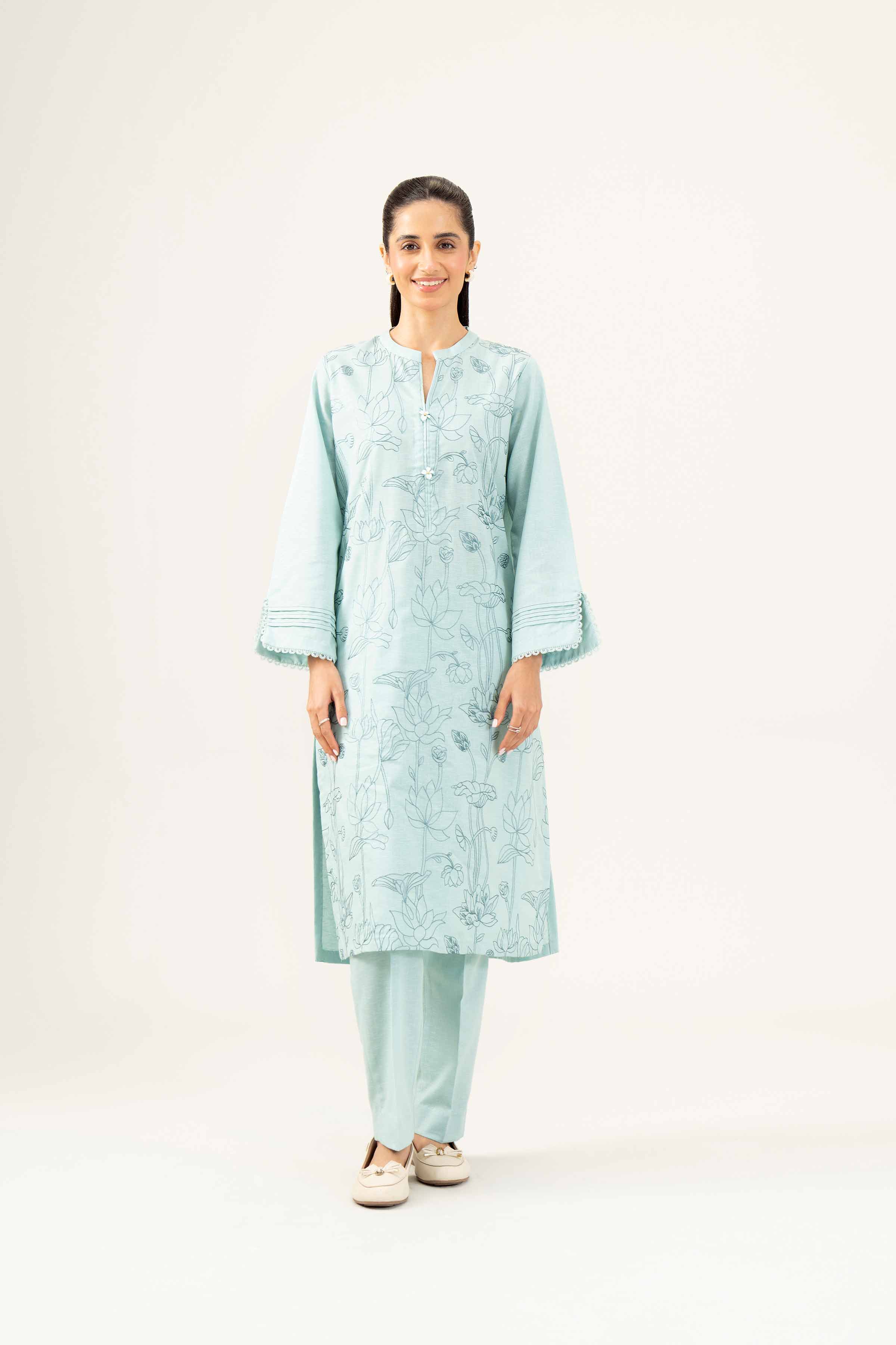 2 Piece - Embroidered Suit - PW24-11