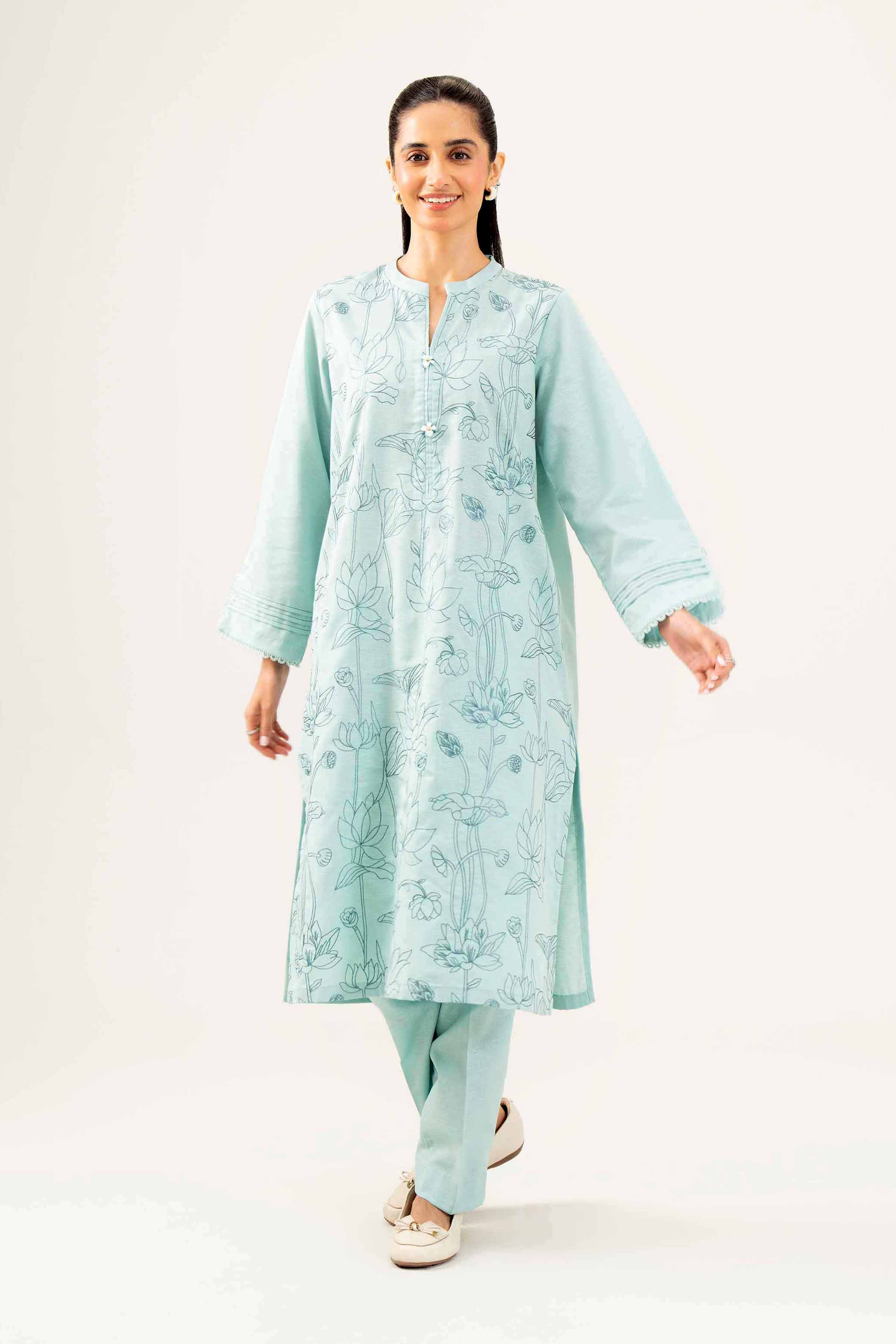 2 Piece - Embroidered Suit - PW24-11
