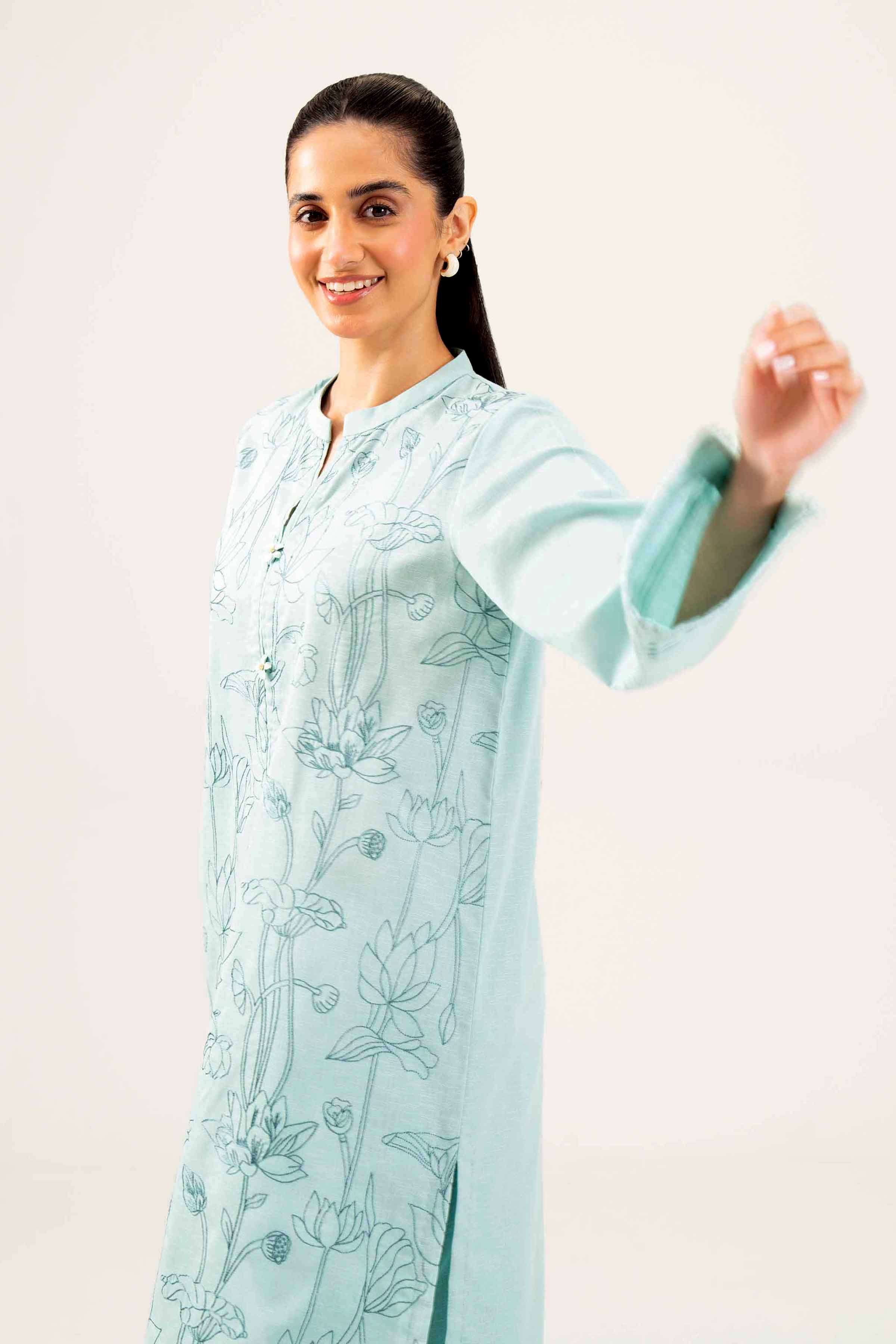 2 Piece - Embroidered Suit - PW24-11