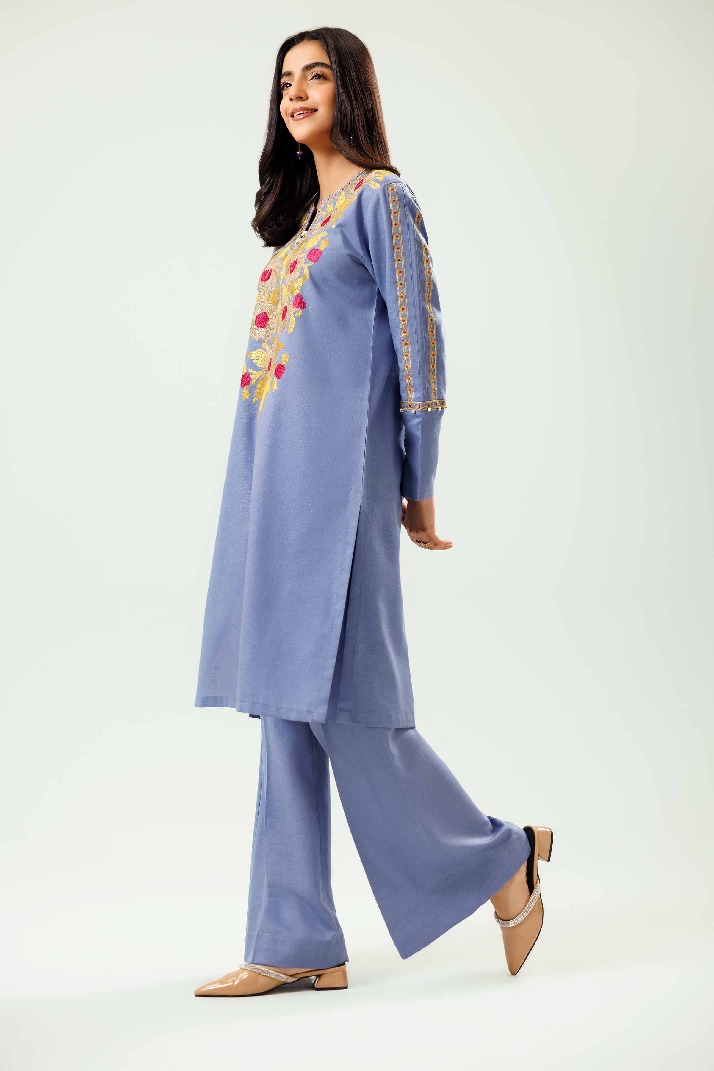 2 Piece - Embroidered Suit - PW24-12