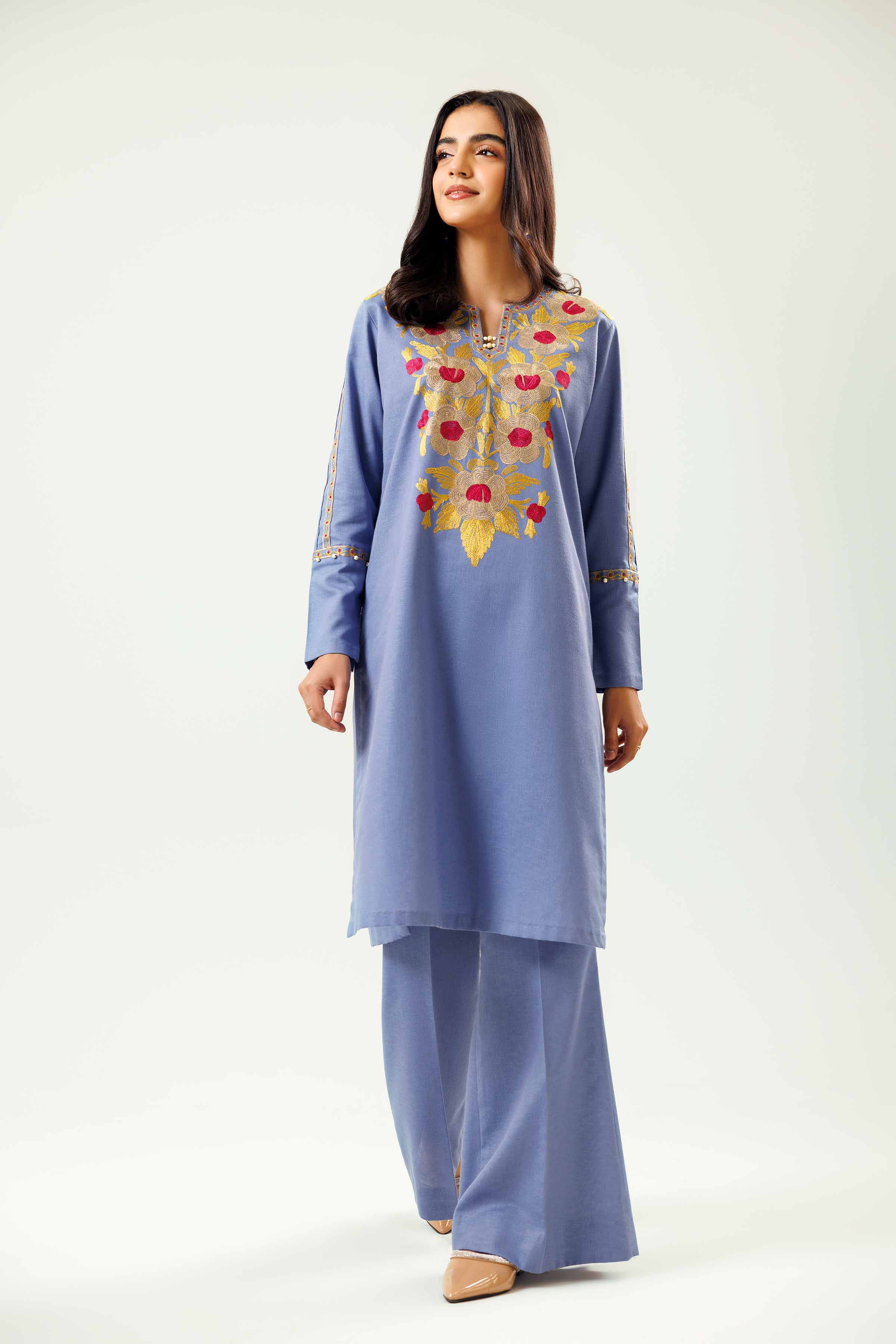 2 Piece - Embroidered Suit - PW24-12