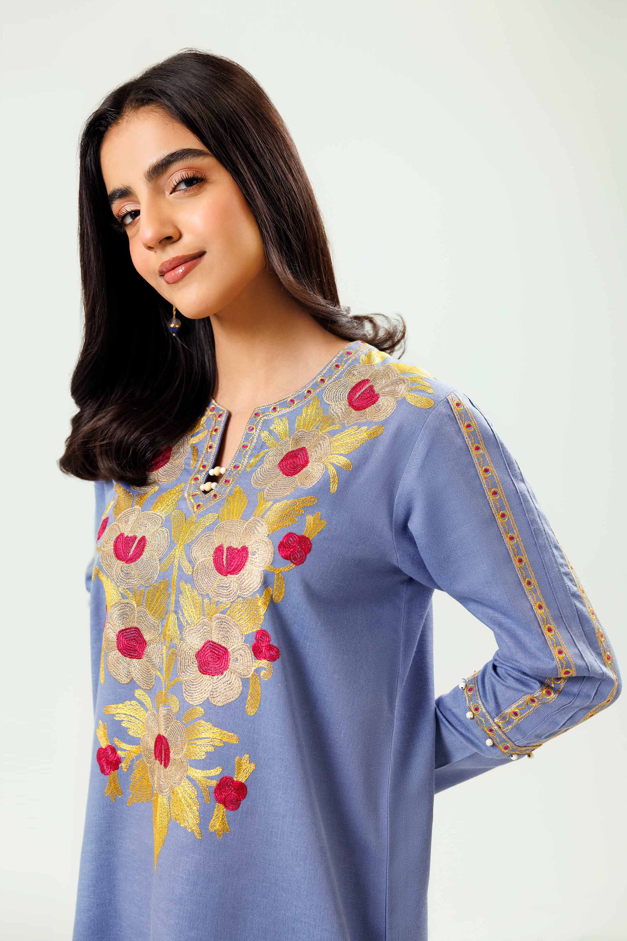 2 Piece - Embroidered Suit - PW24-12