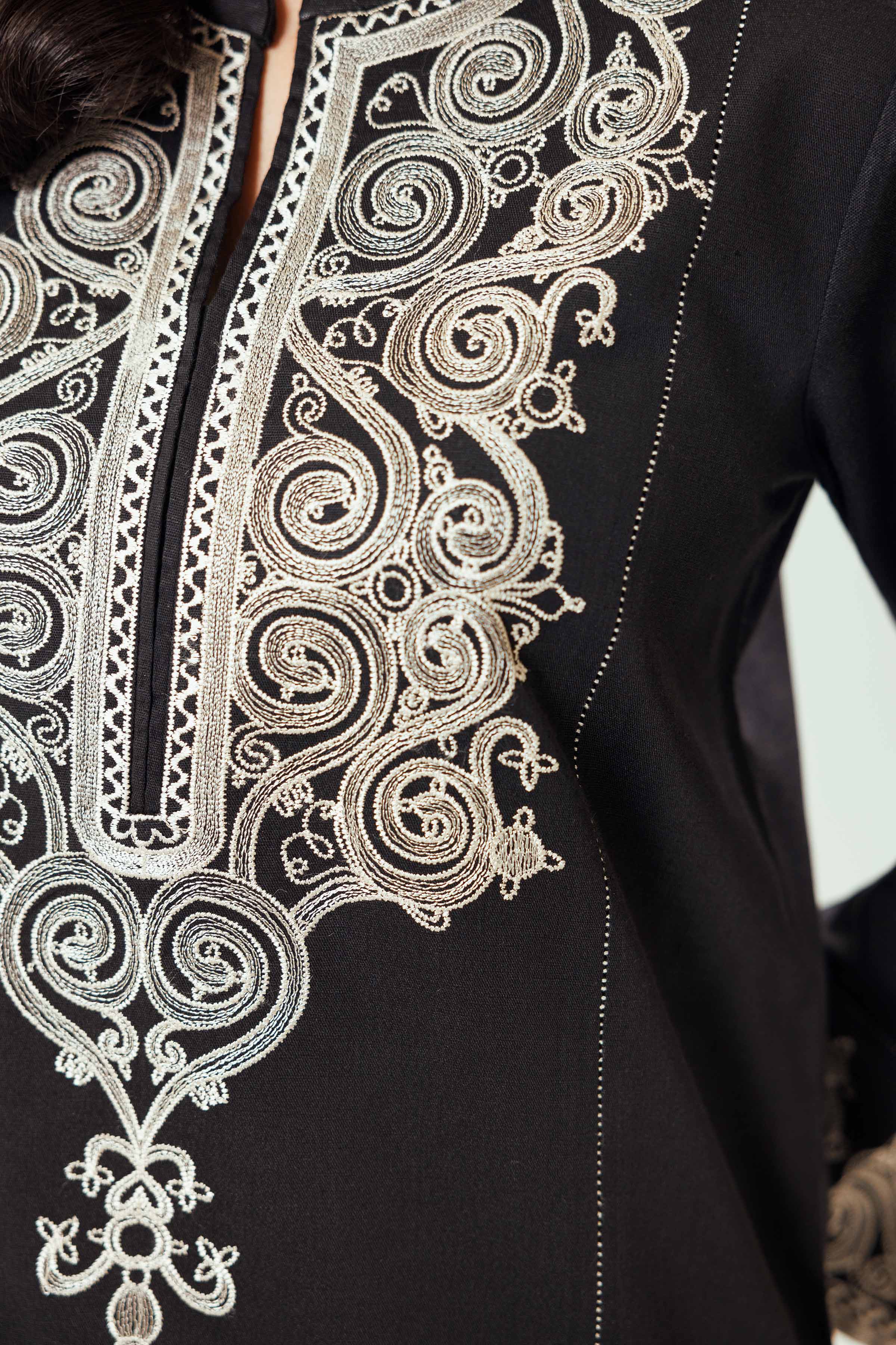 2 Piece - Embroidered Suit - PW24-14
