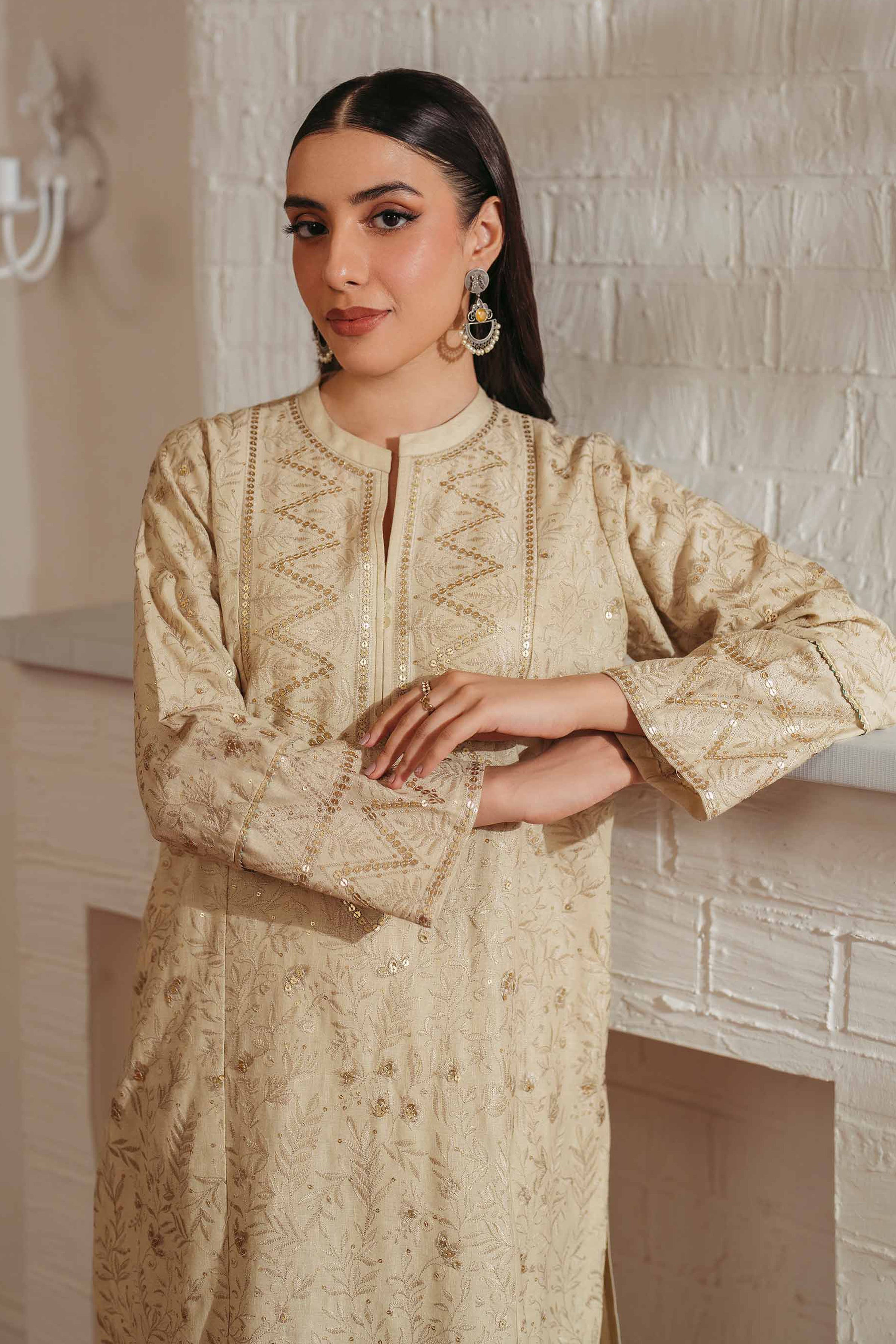 2 Piece - Embroidered Suit - PW24-151