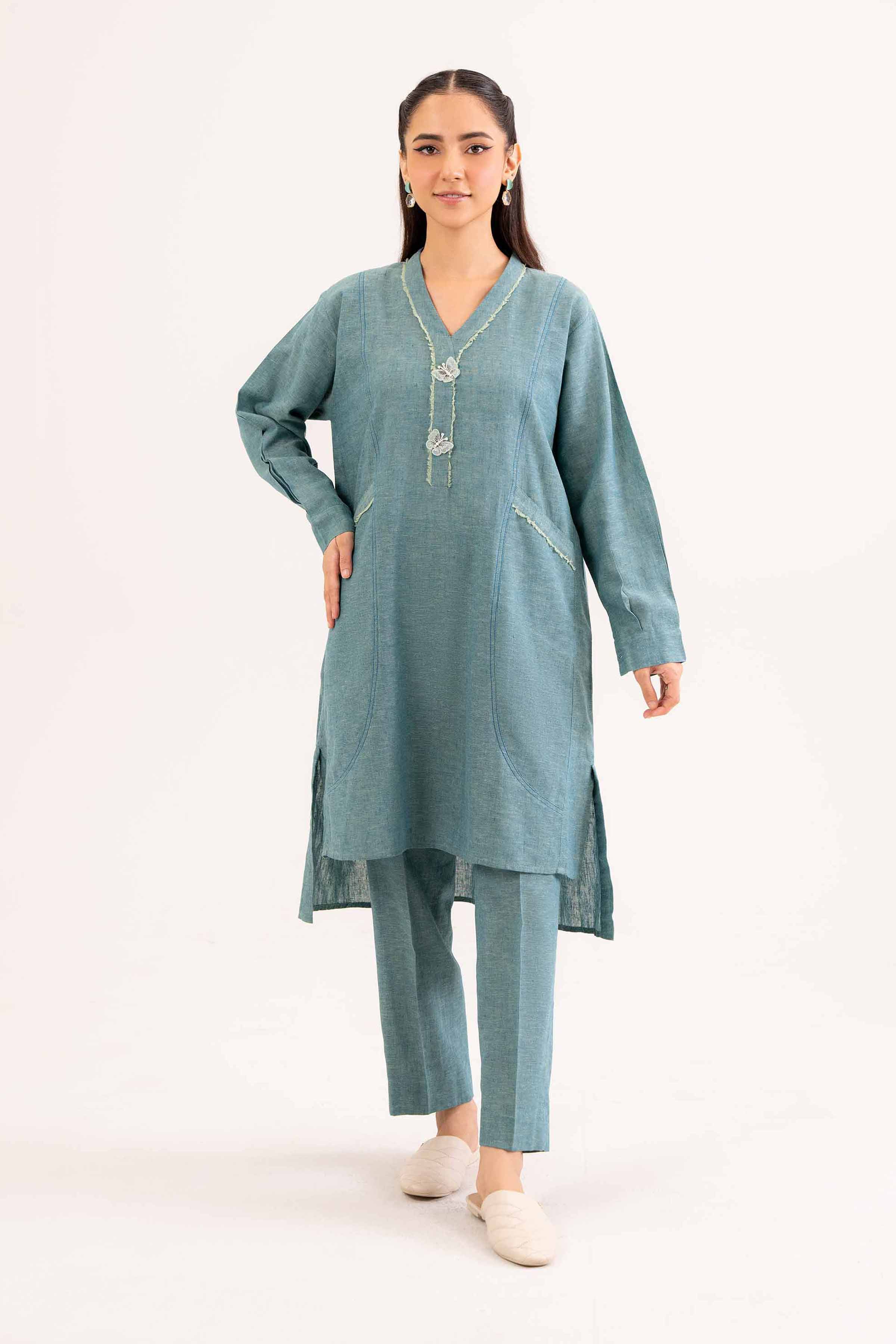 2 Piece - Embroidered Suit - PW24-159