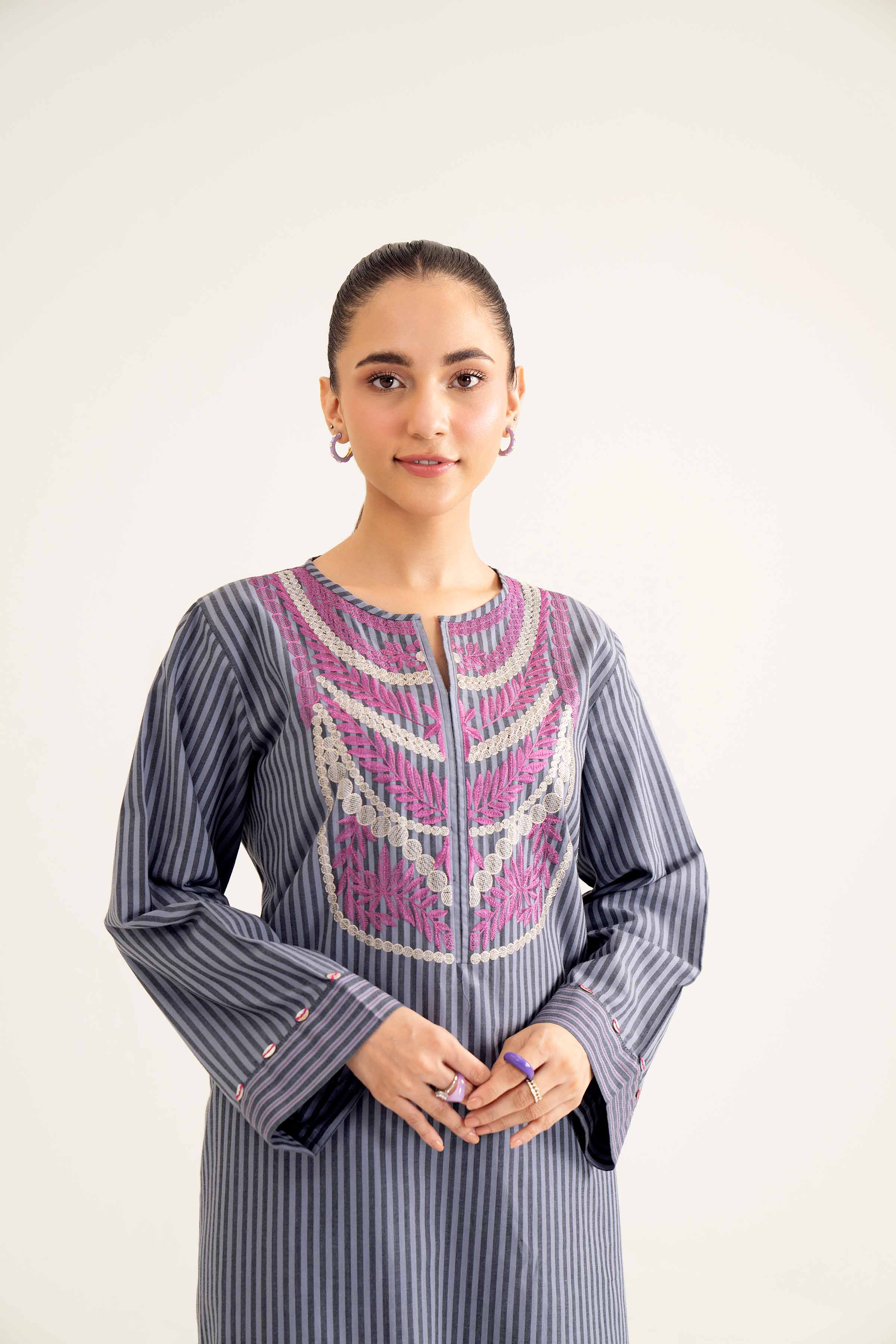 2 Piece - Embroidered Suit - PW24-16