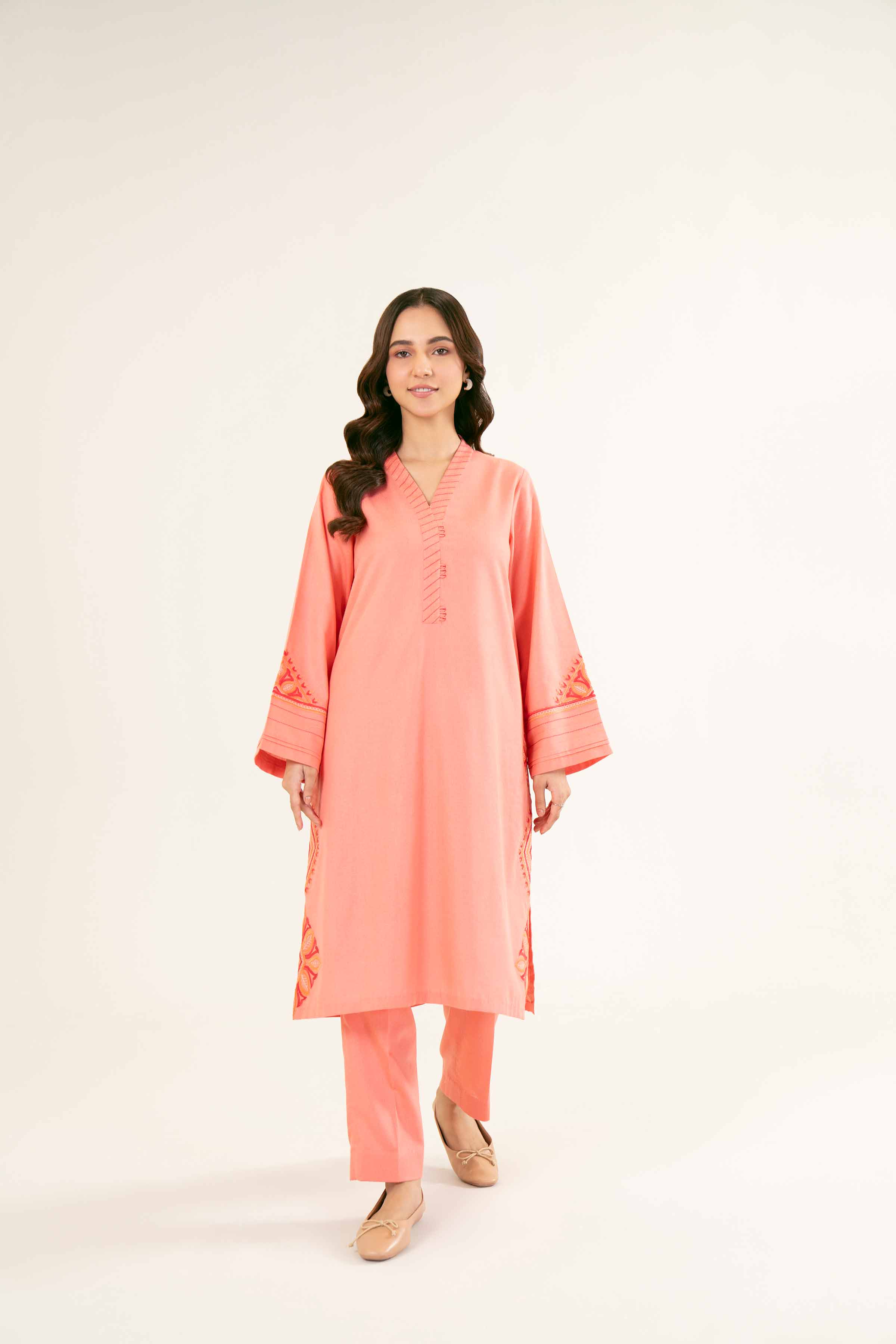 2 Piece - Embroidered Suit - PW24-165