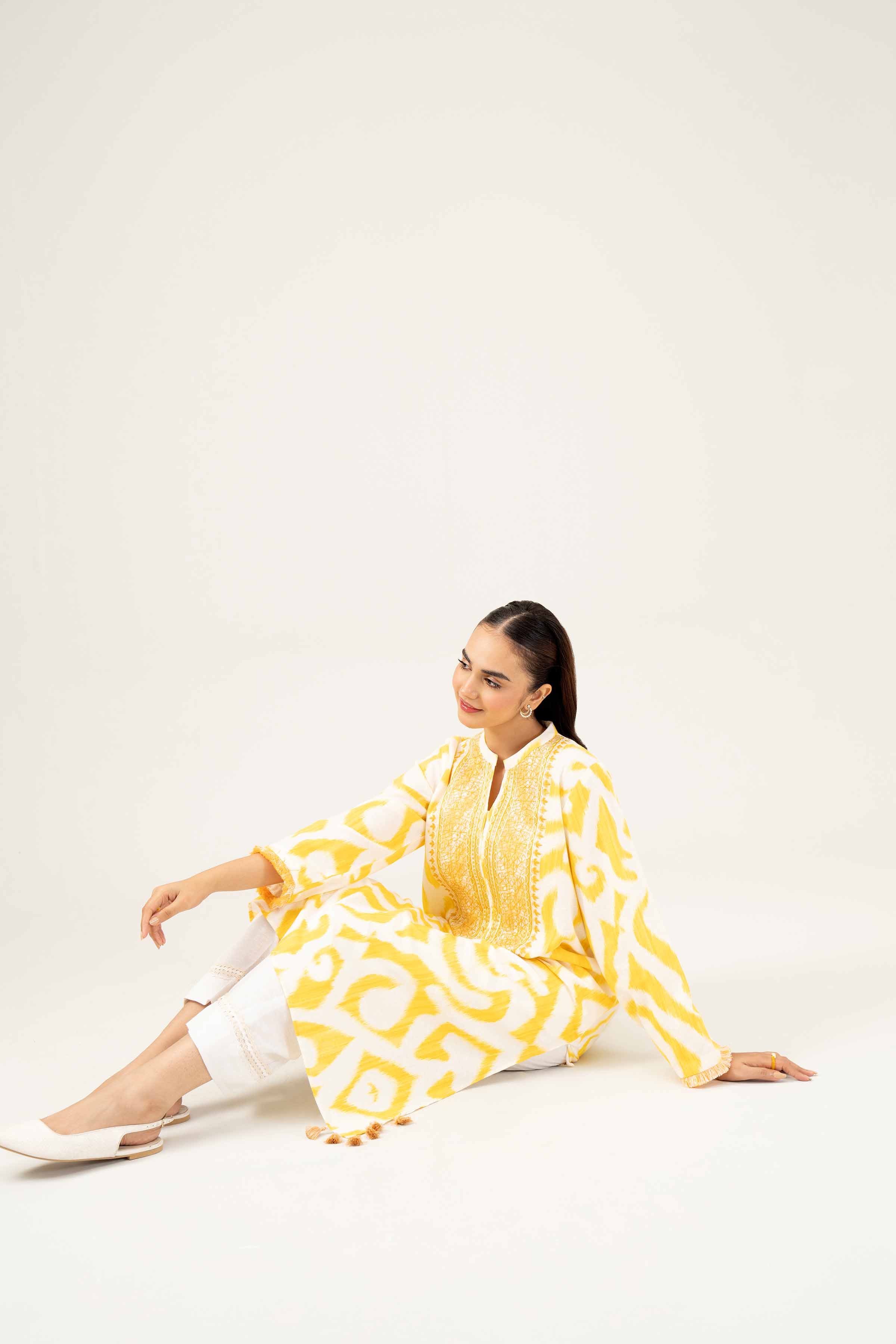 Printed Embroidered Shirt - PW24-167