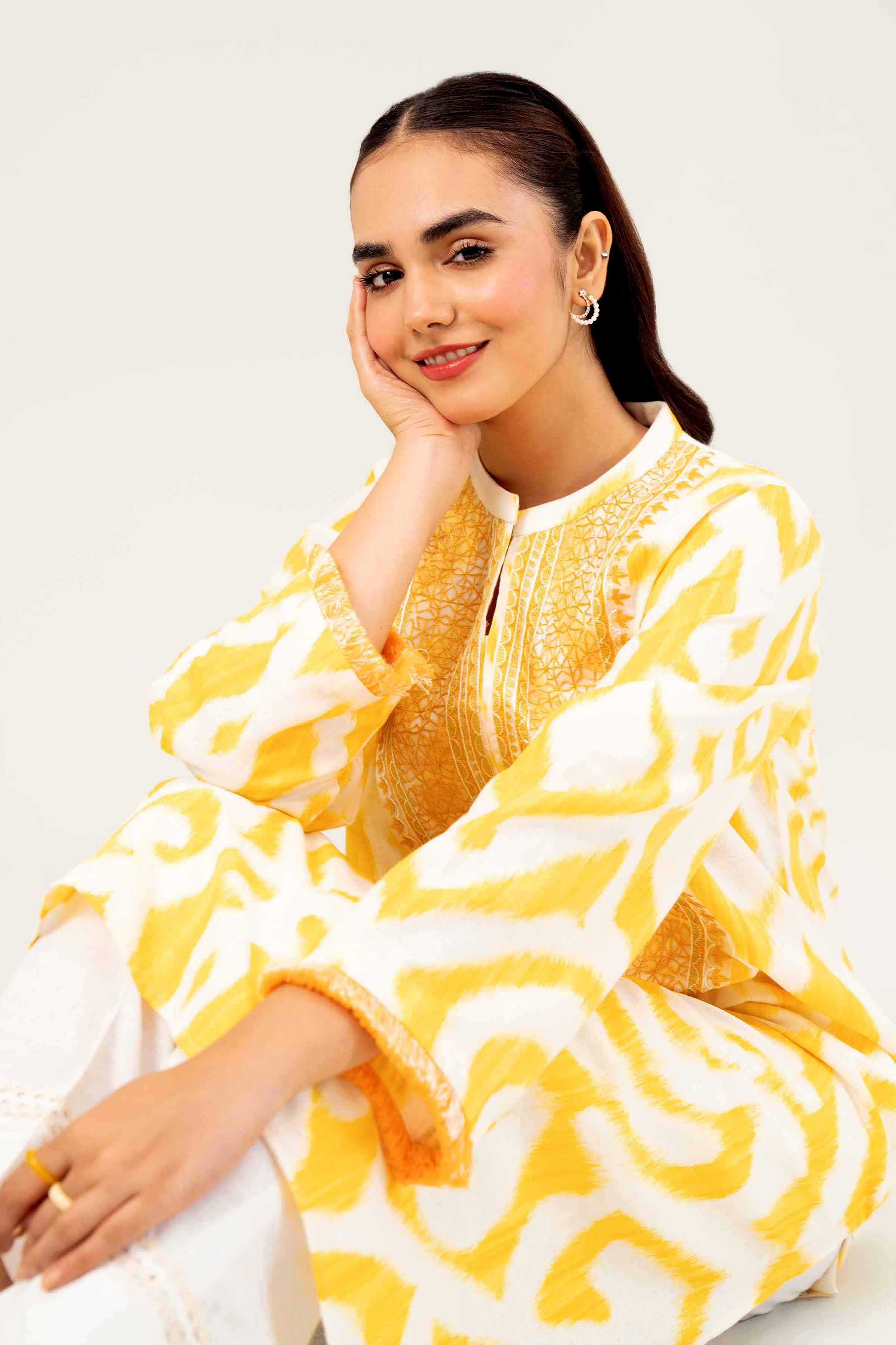 Printed Embroidered Shirt - PW24-167