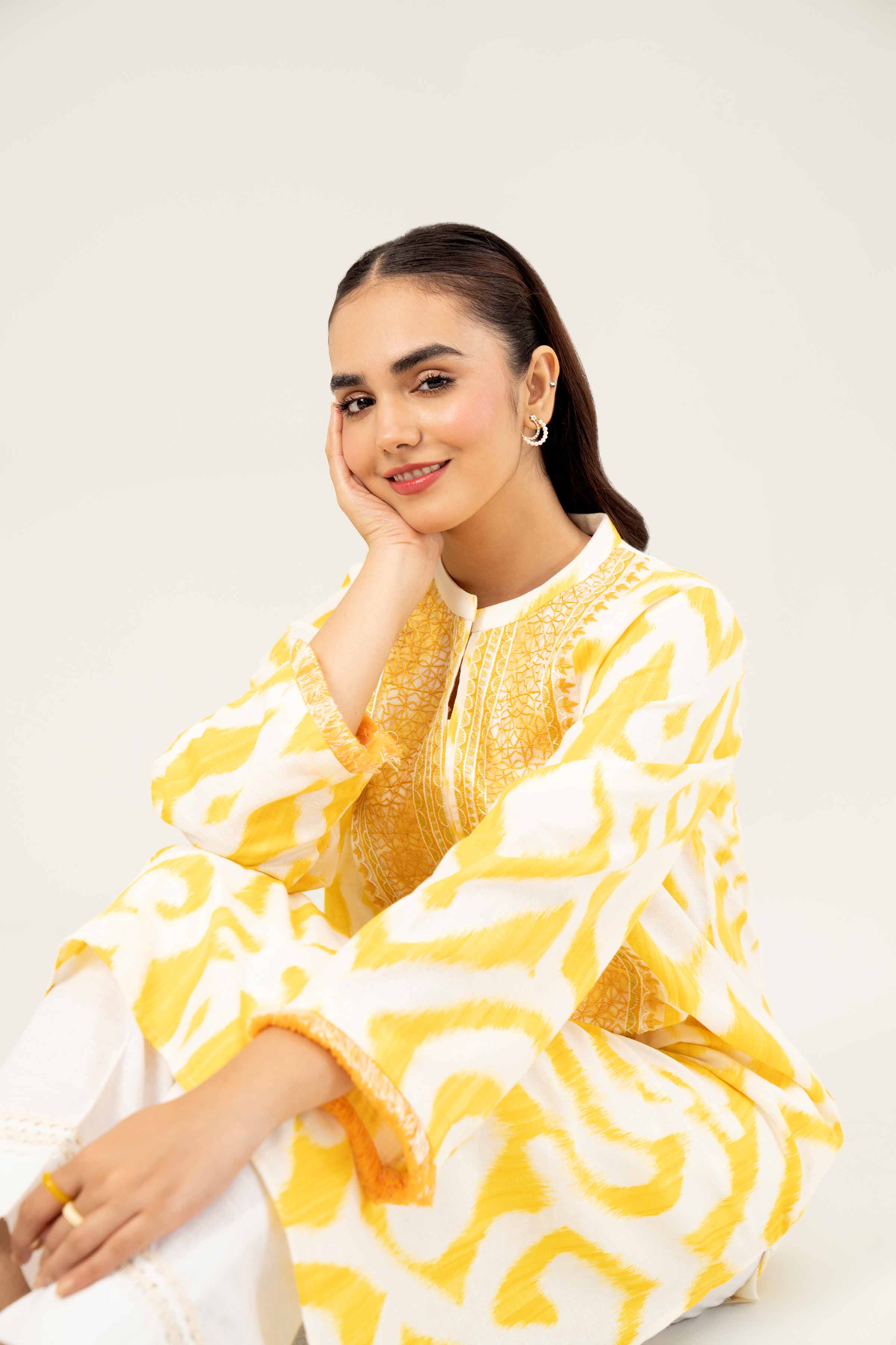 Printed Embroidered Shirt - PW24-167