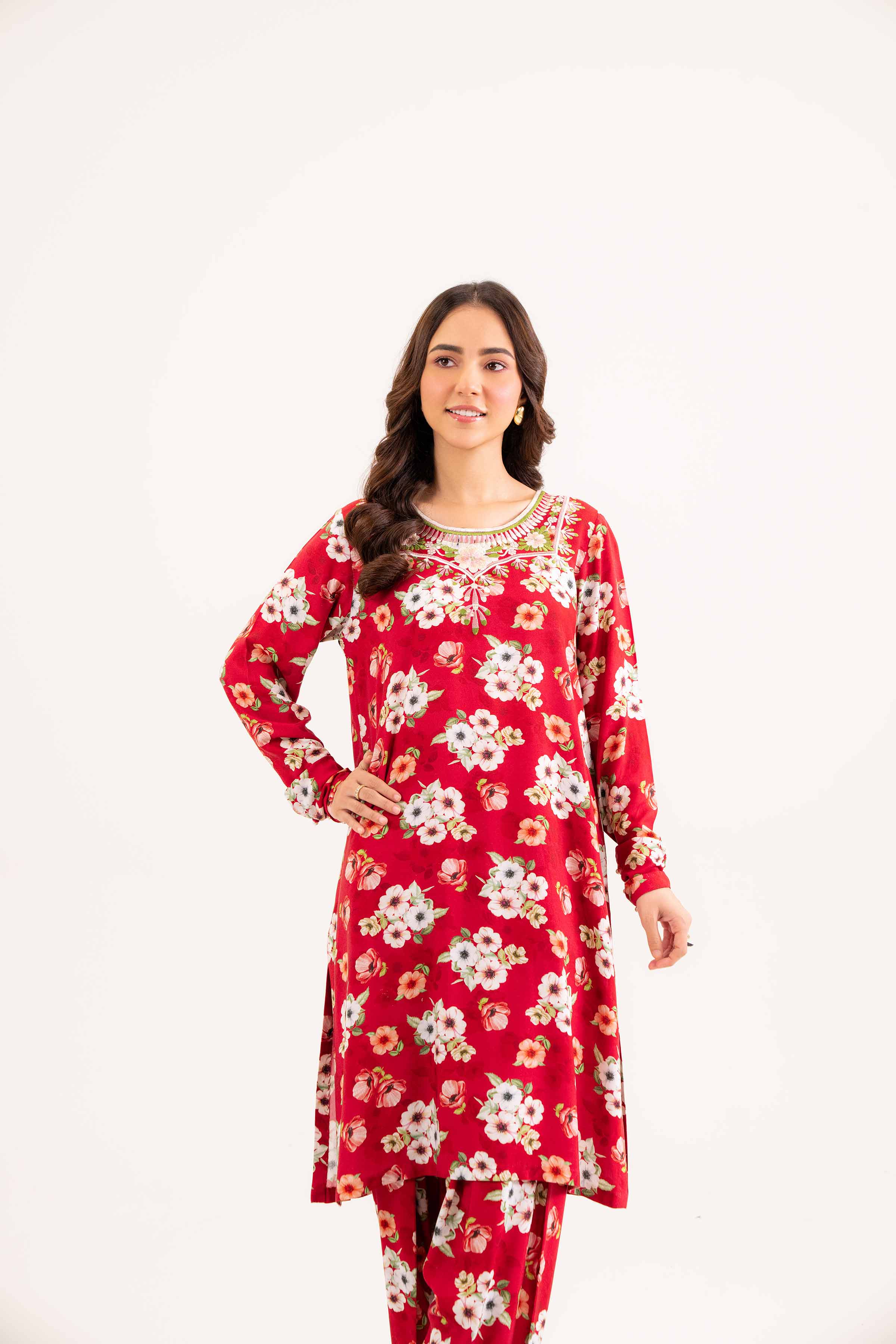 2 Piece - Embroidered Suit - PW24-197