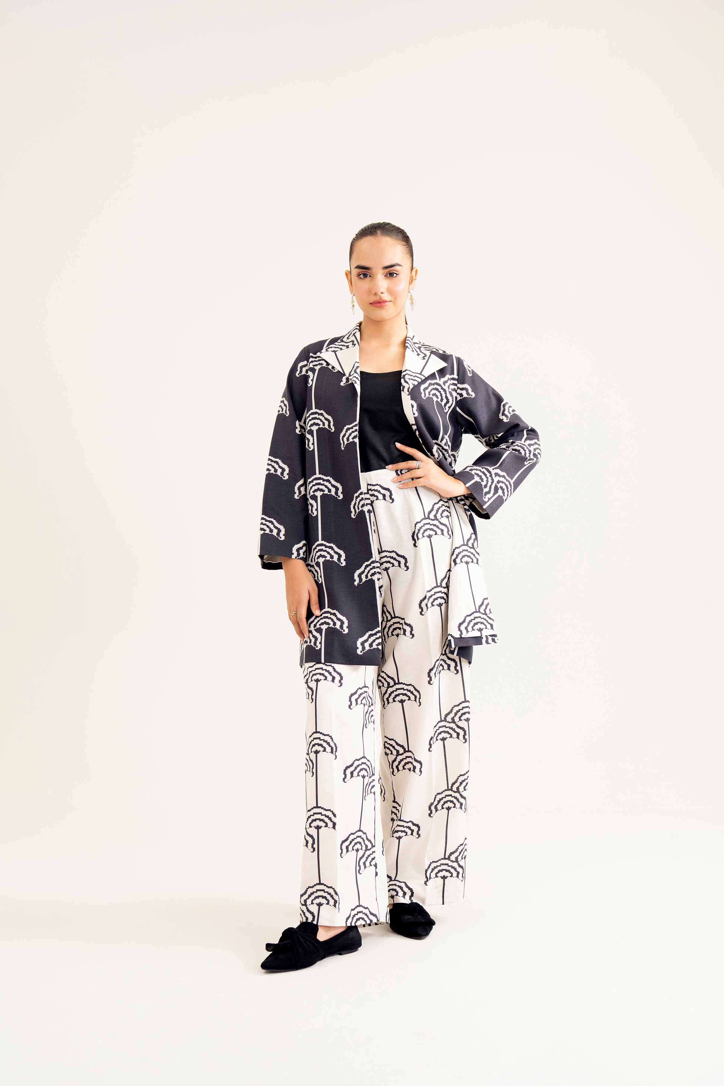 2 Piece - Printed Suit - PW24-201