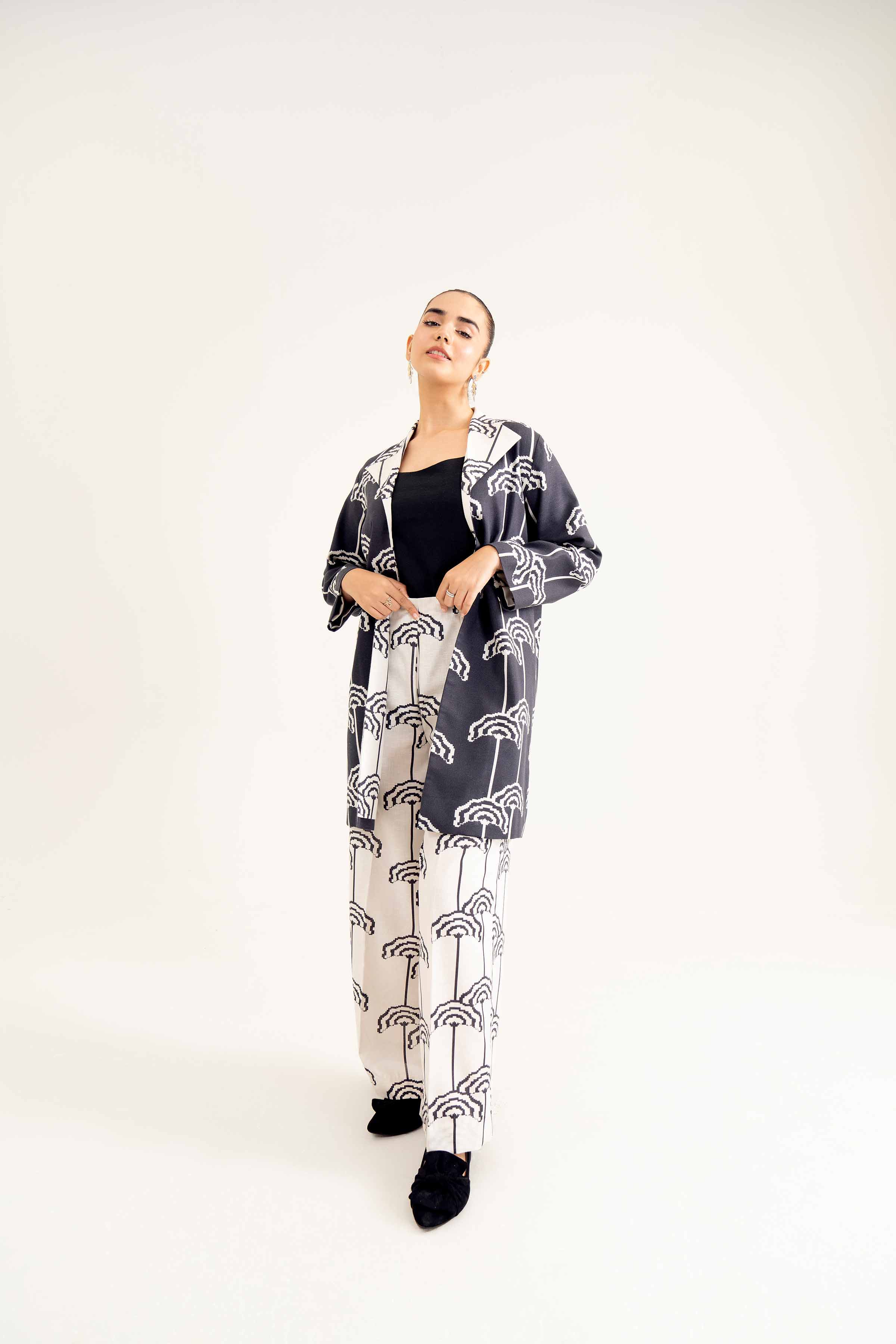 2 Piece - Printed Suit - PW24-201