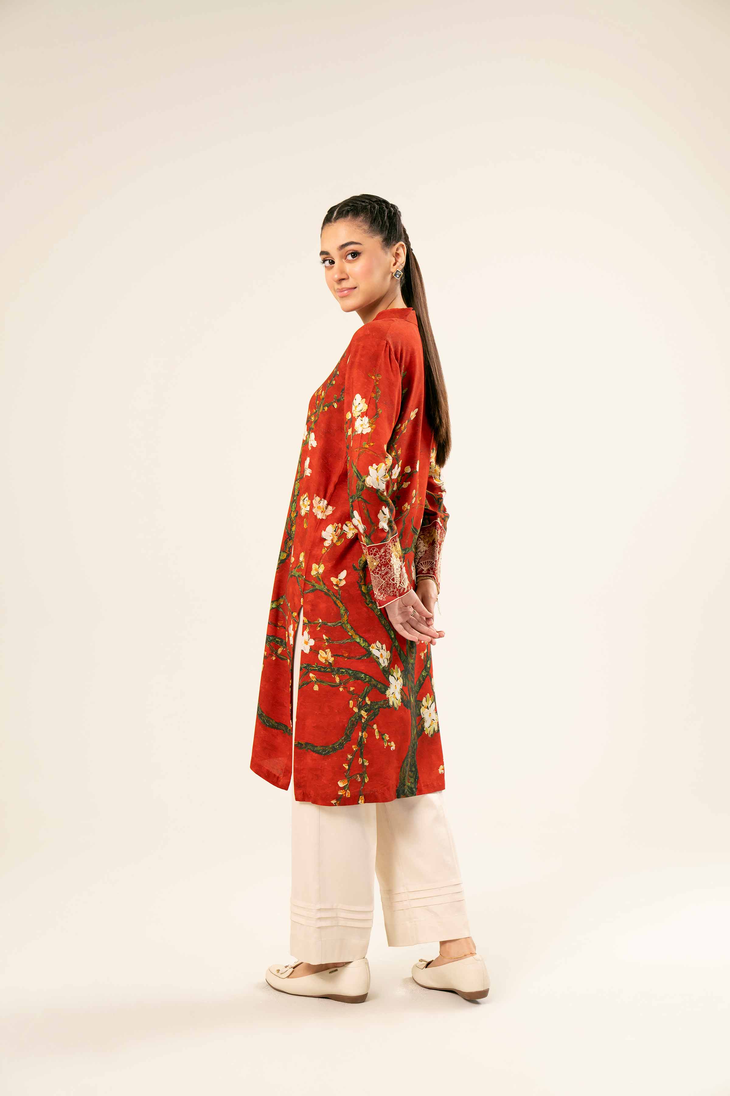 Printed Embroidered Shirt - PW24-202