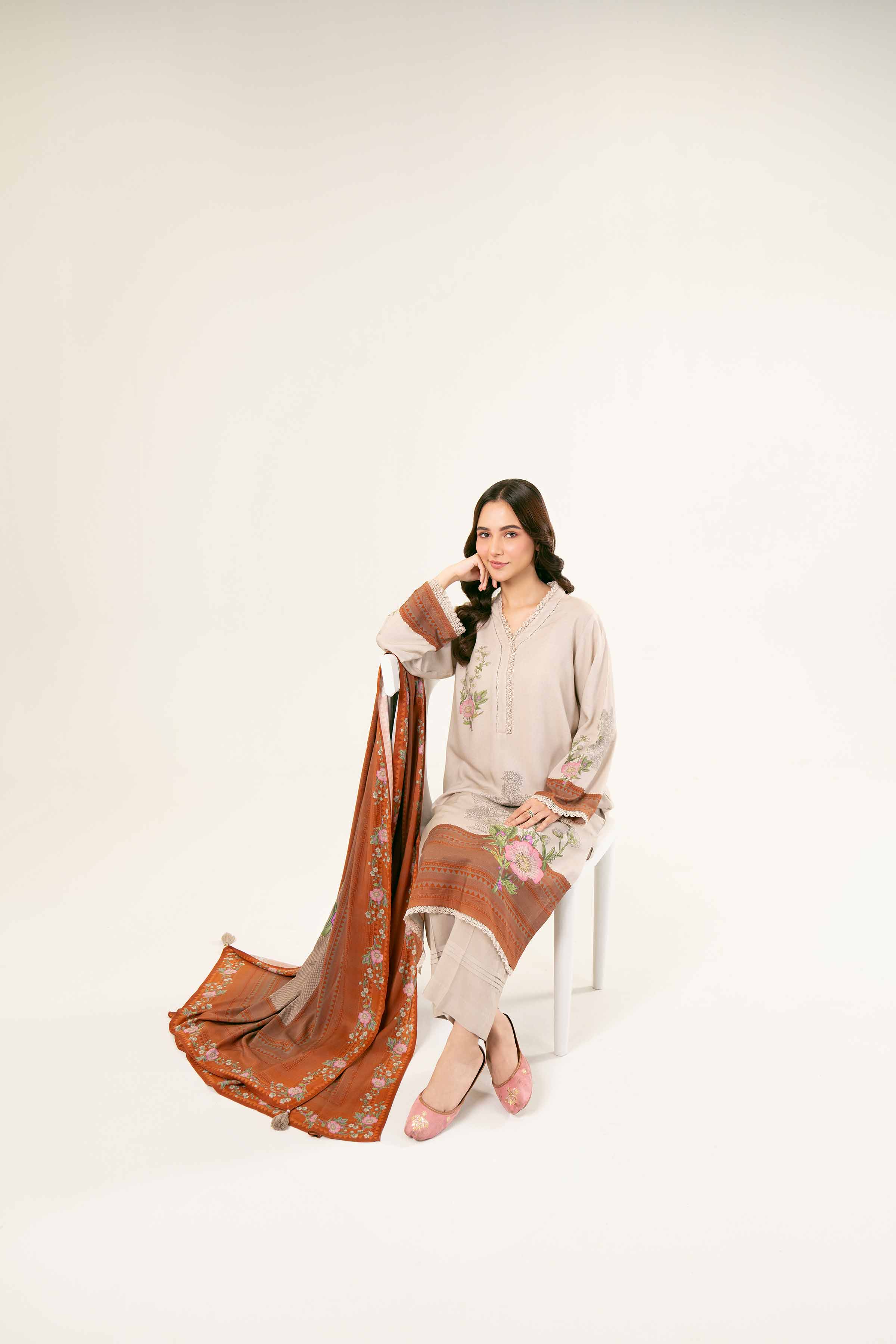 3 Piece - Printed Suit - PW24-210