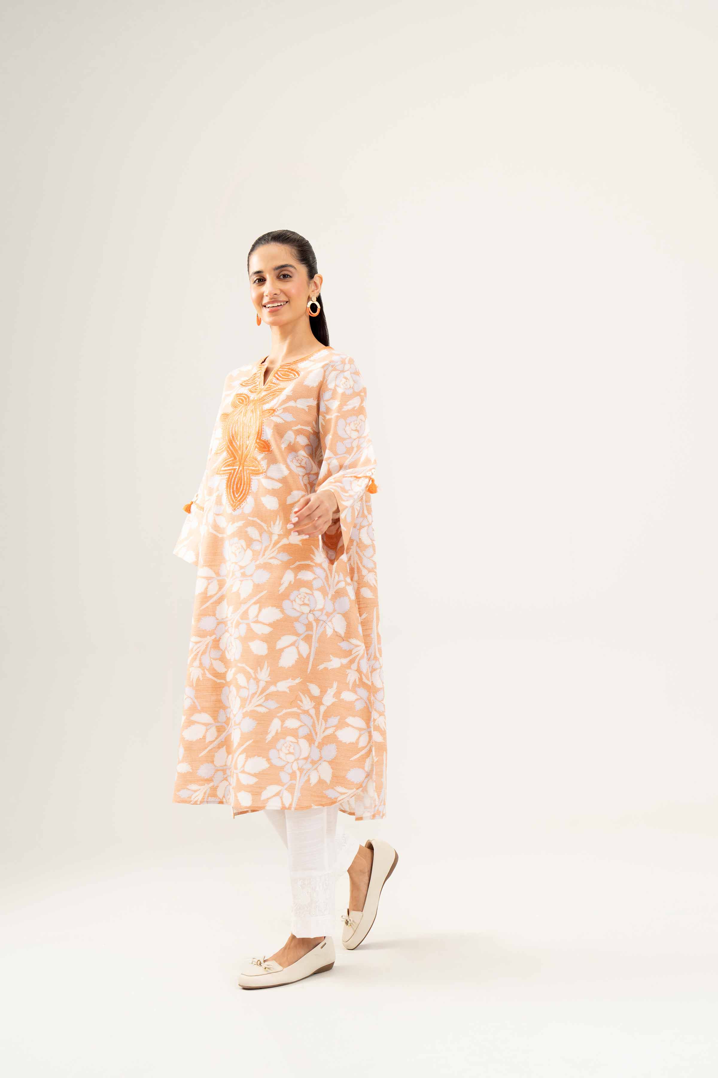 Printed Embroidered Shirt - PW24-220