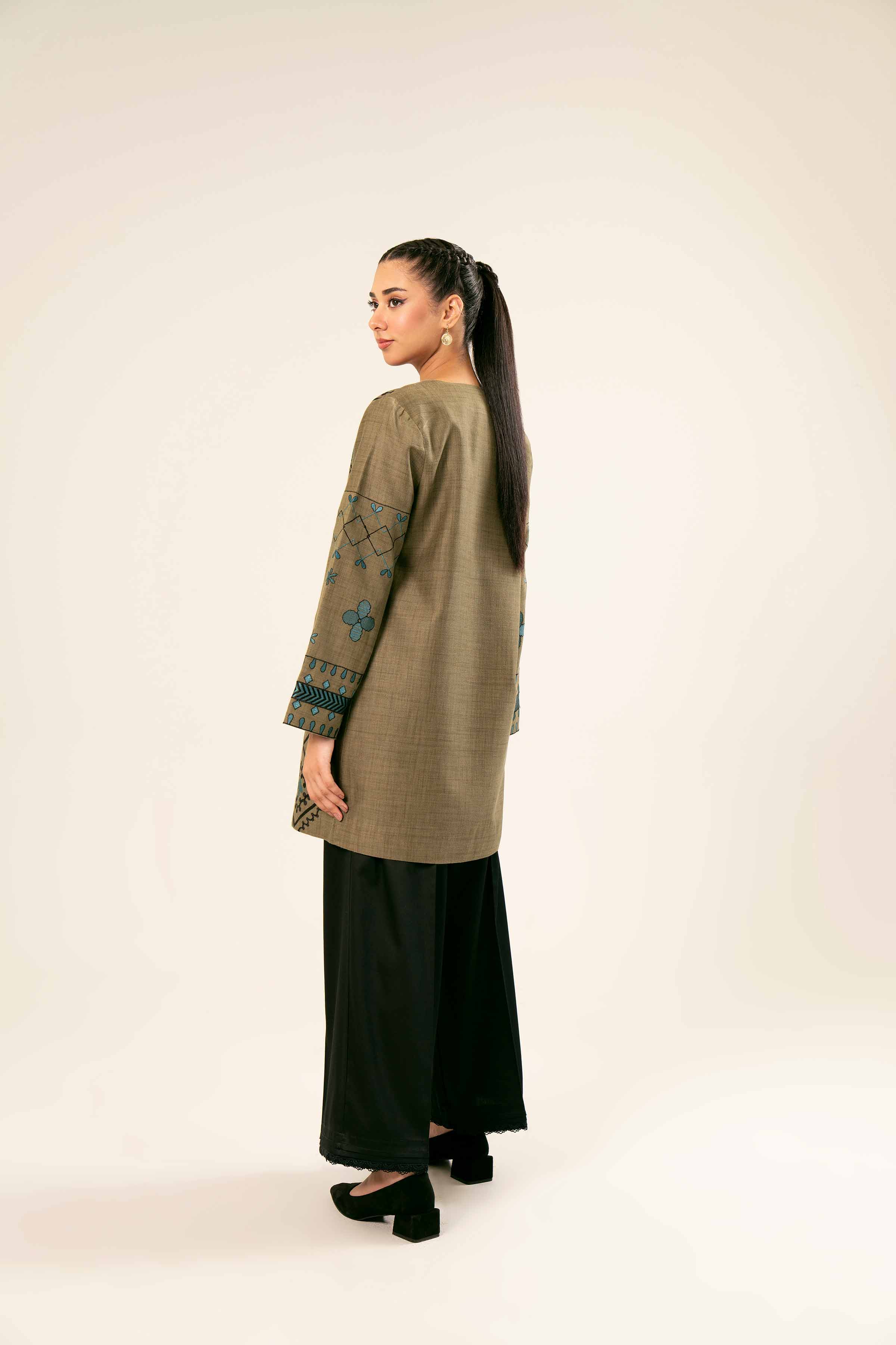 Printed Embroidered Jacket - PW24-230
