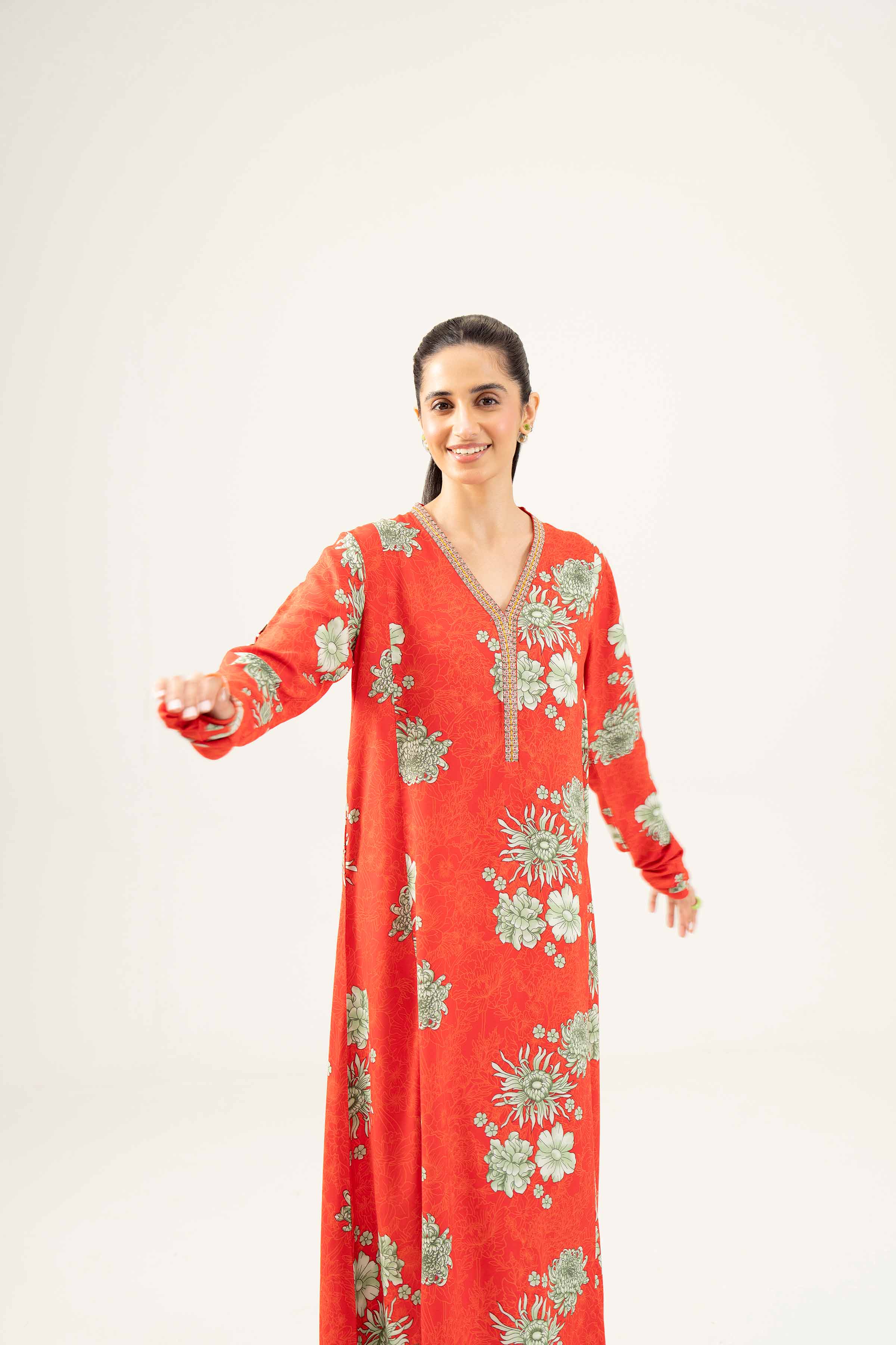 Printed Embroidered Shirt - PW24-234