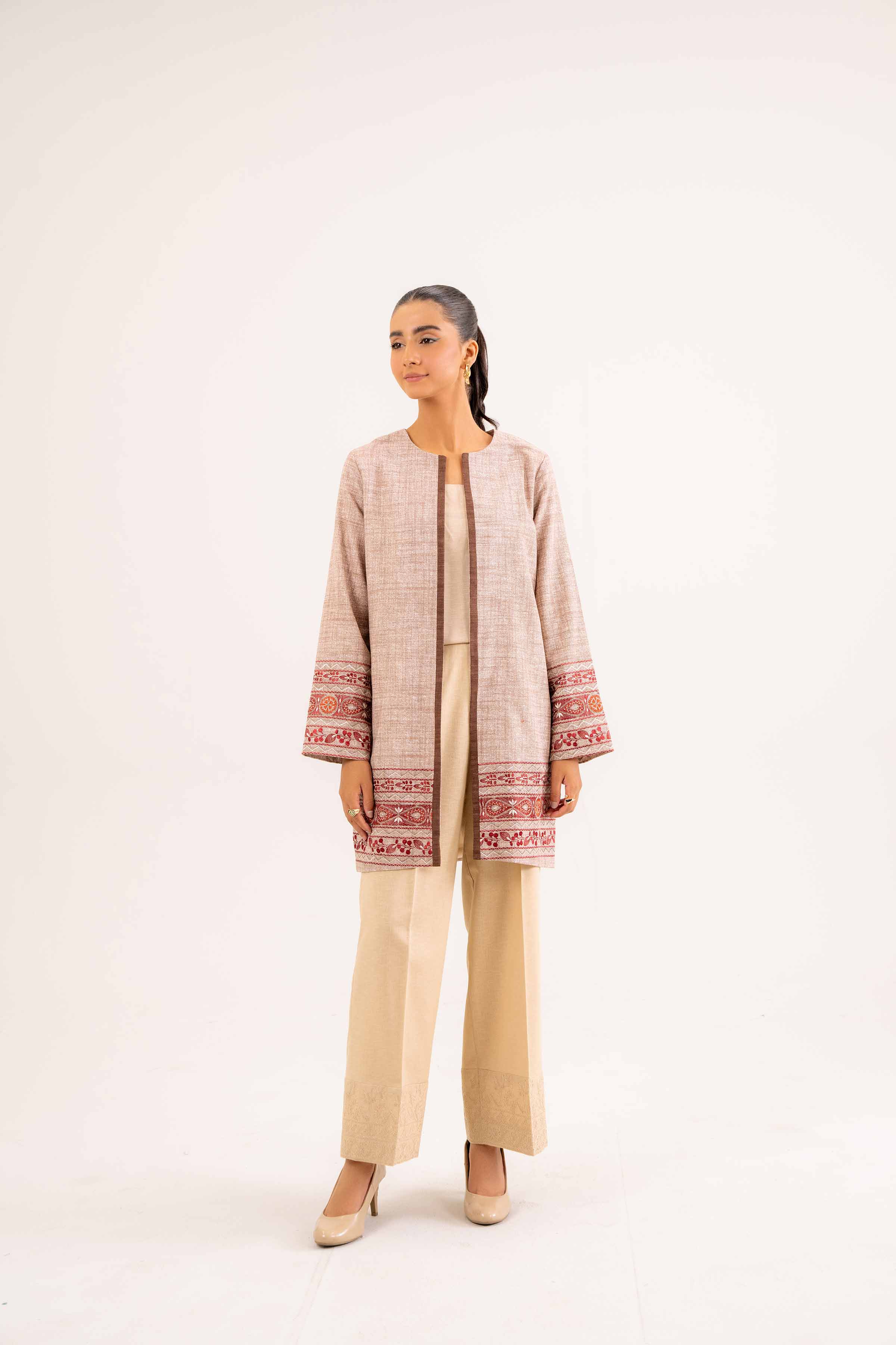 Printed Embroidered Jacket - PW24-237