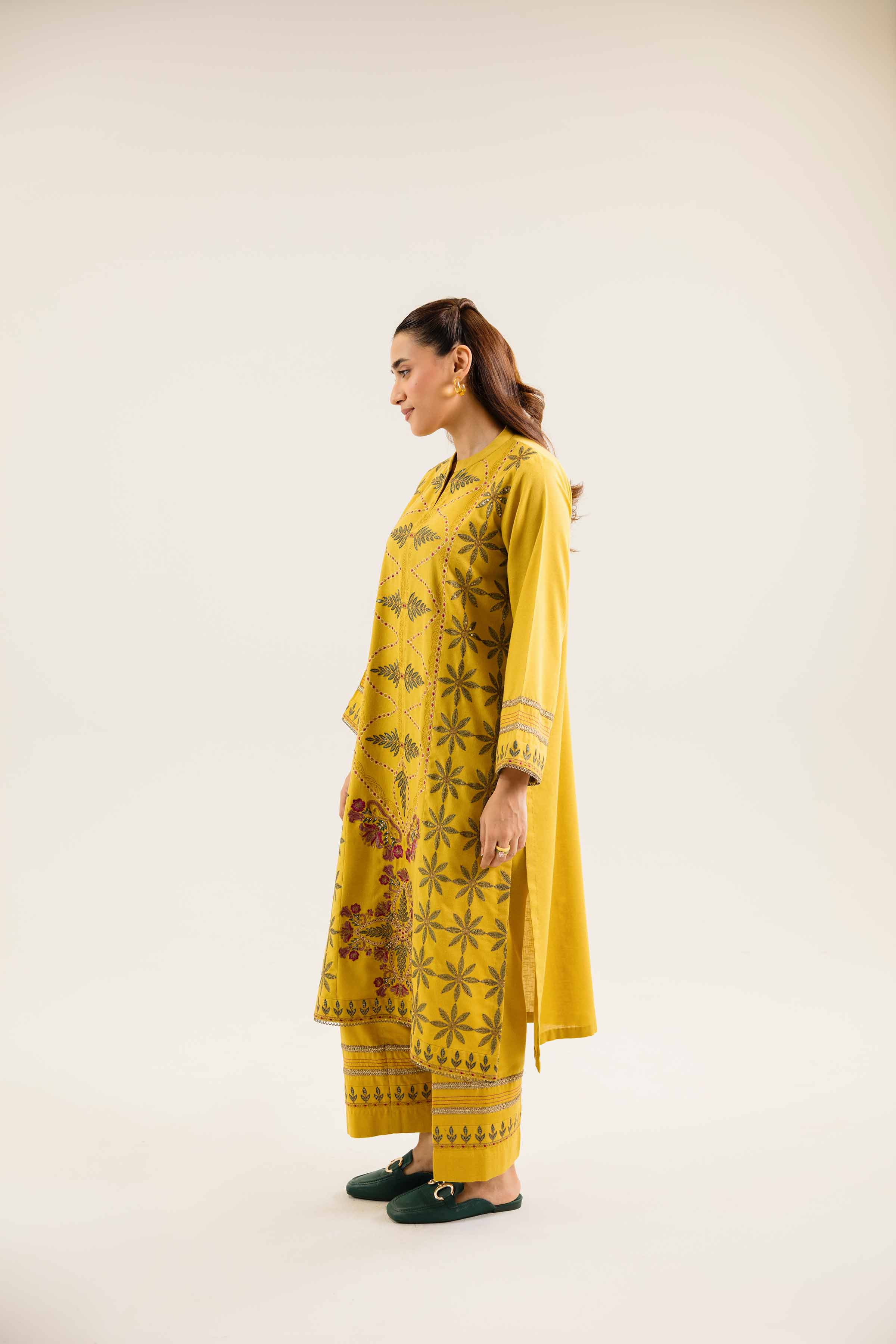 2 Piece - Embroidered Suit - PW24-239