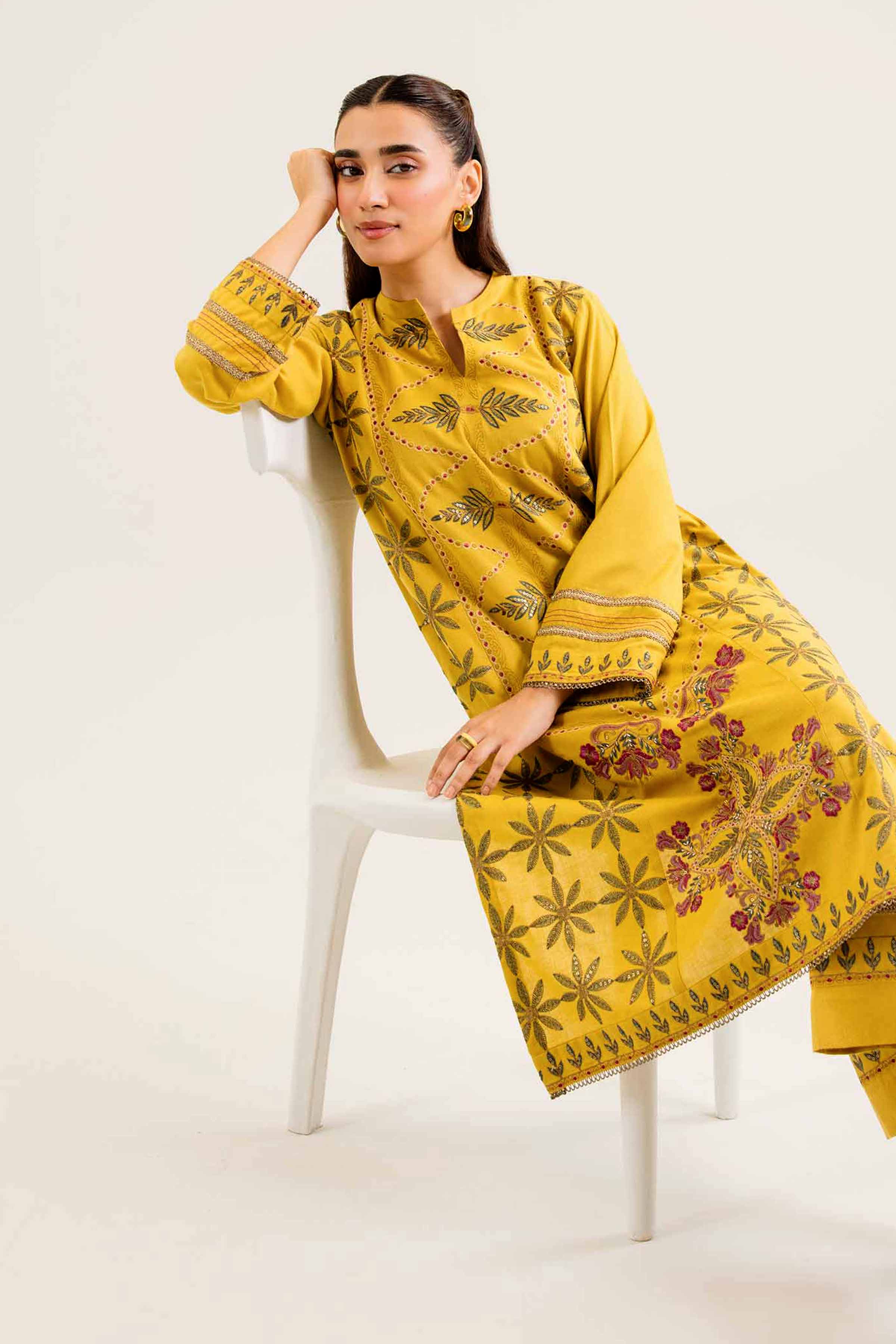 2 Piece - Embroidered Suit - PW24-239