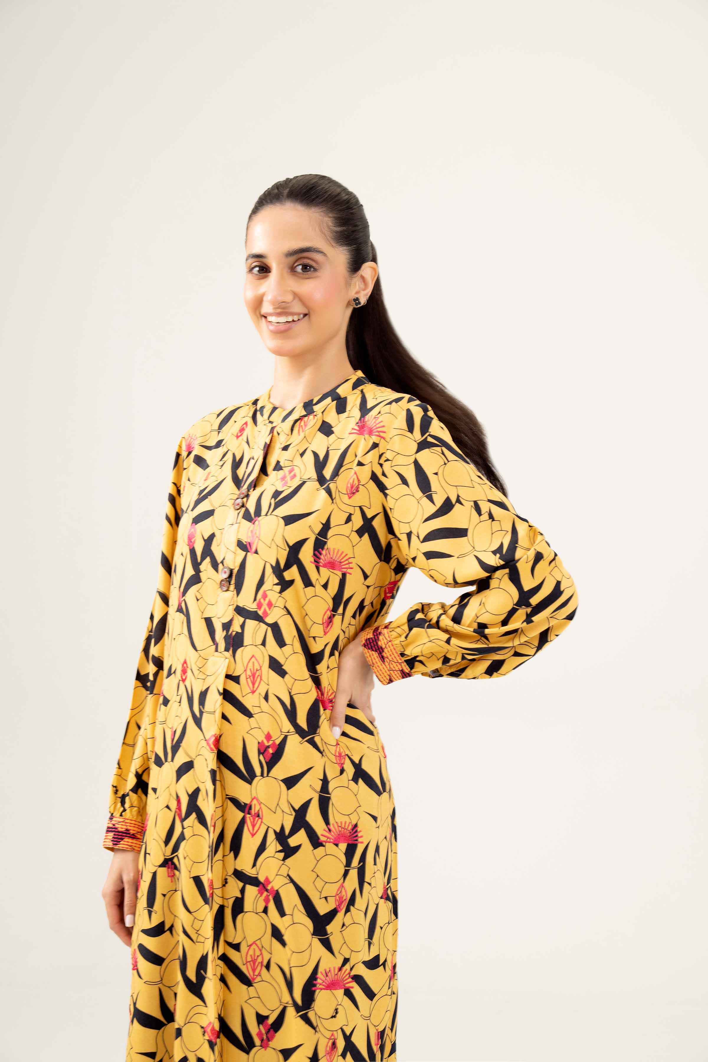Printed Embroidered Shirt - PW24-244