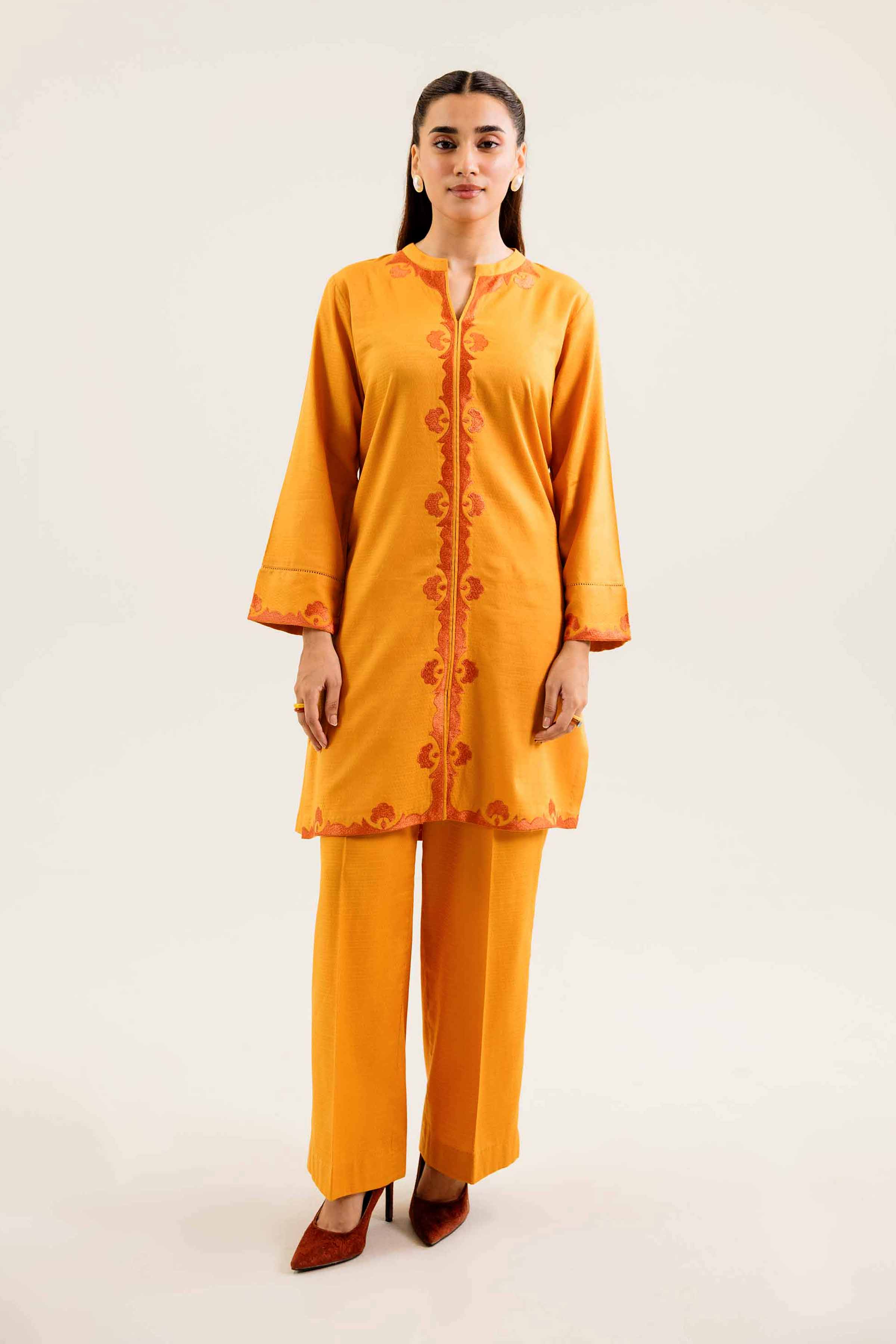 2 Piece - Embroidered Suit - PW24-255