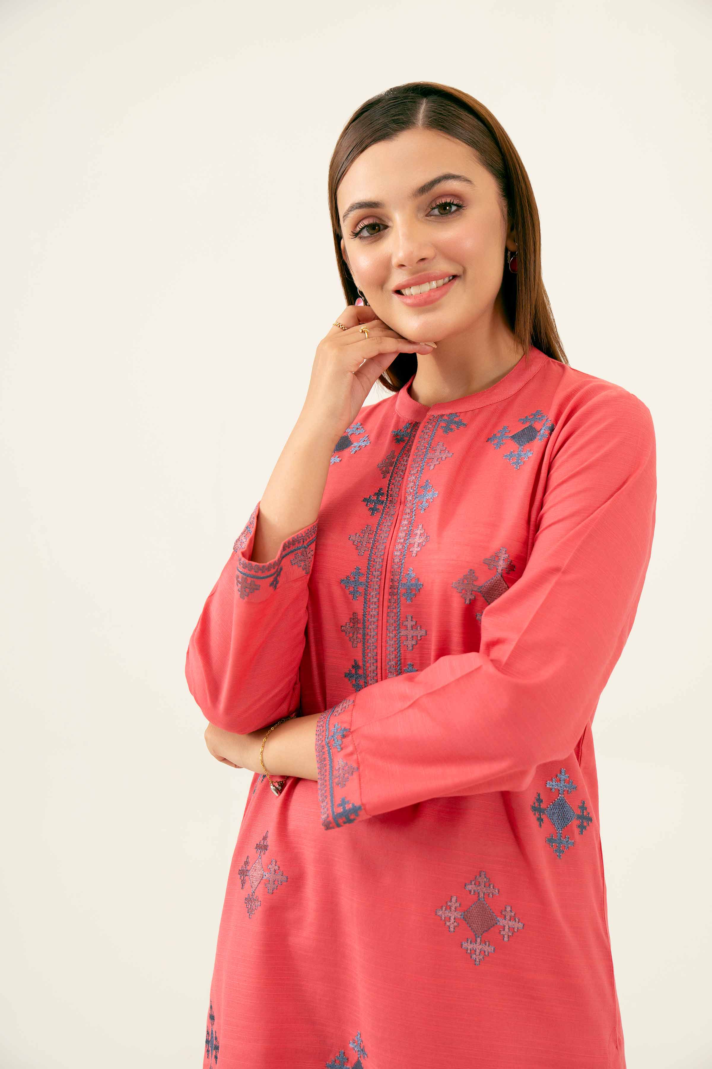 2 Piece - Embroidered Suit - PW24-260
