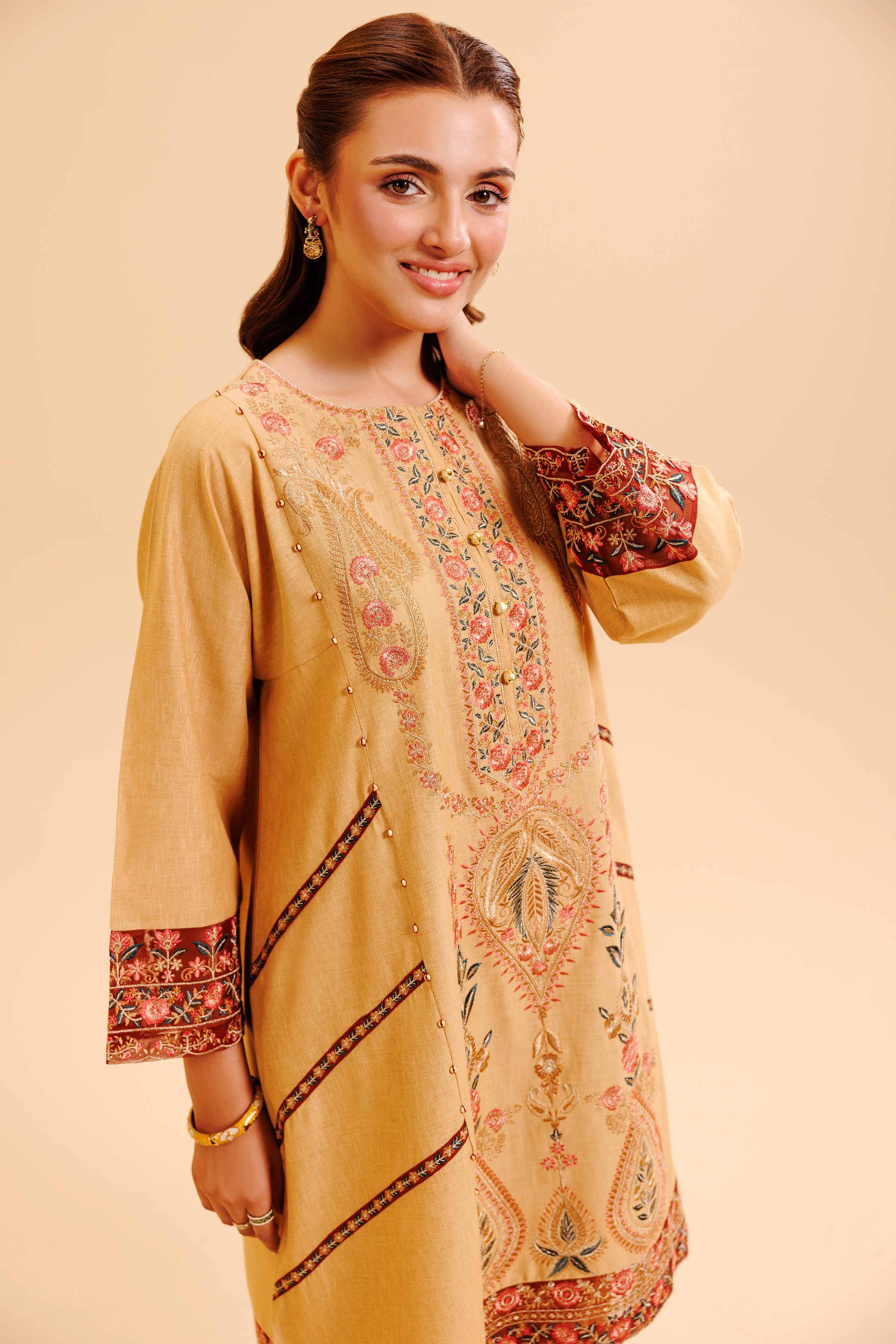 2 Piece - Embroidered Suit - PW24-283