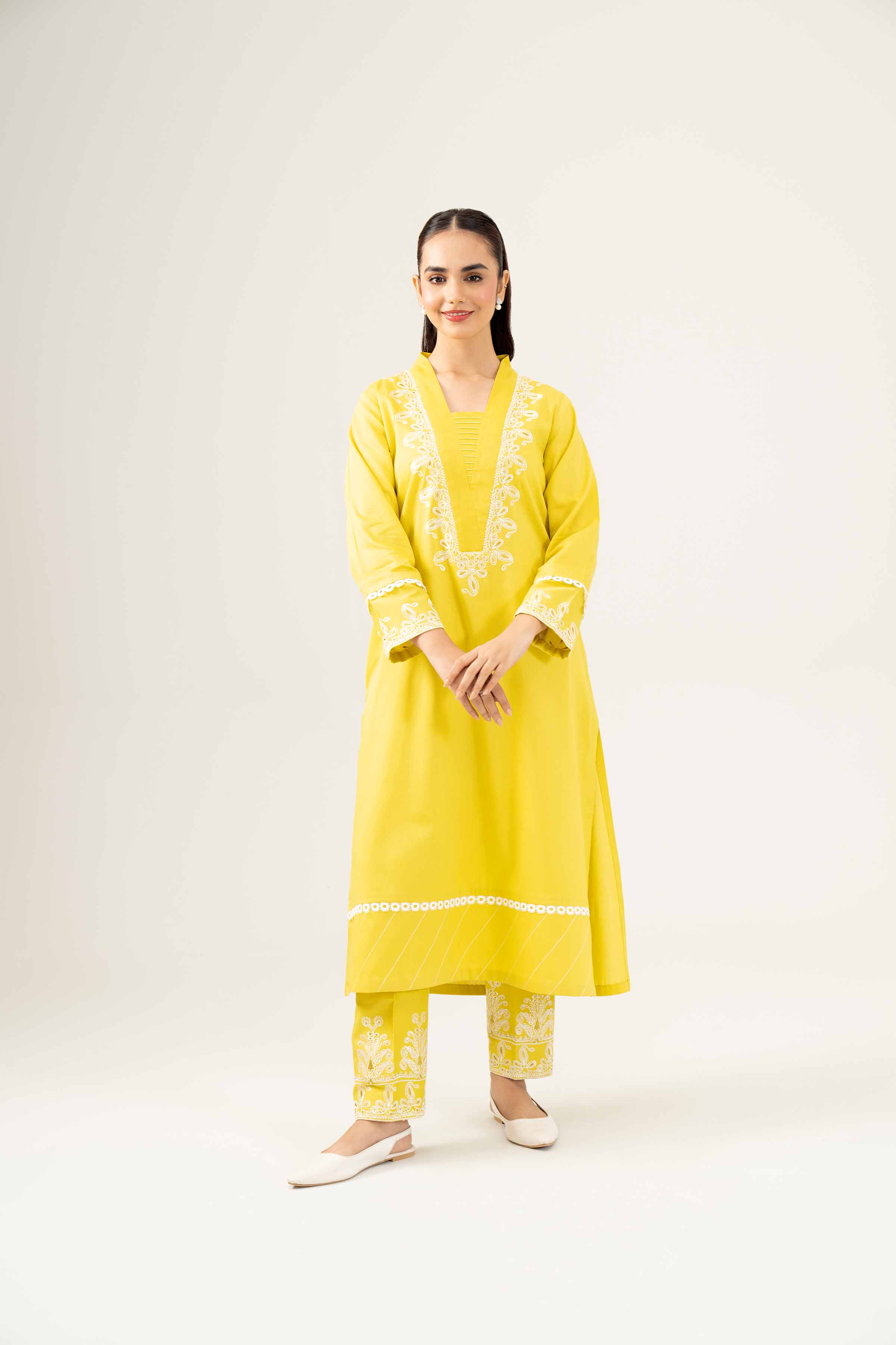 2 Piece - Embroidered Suit - PW24-292