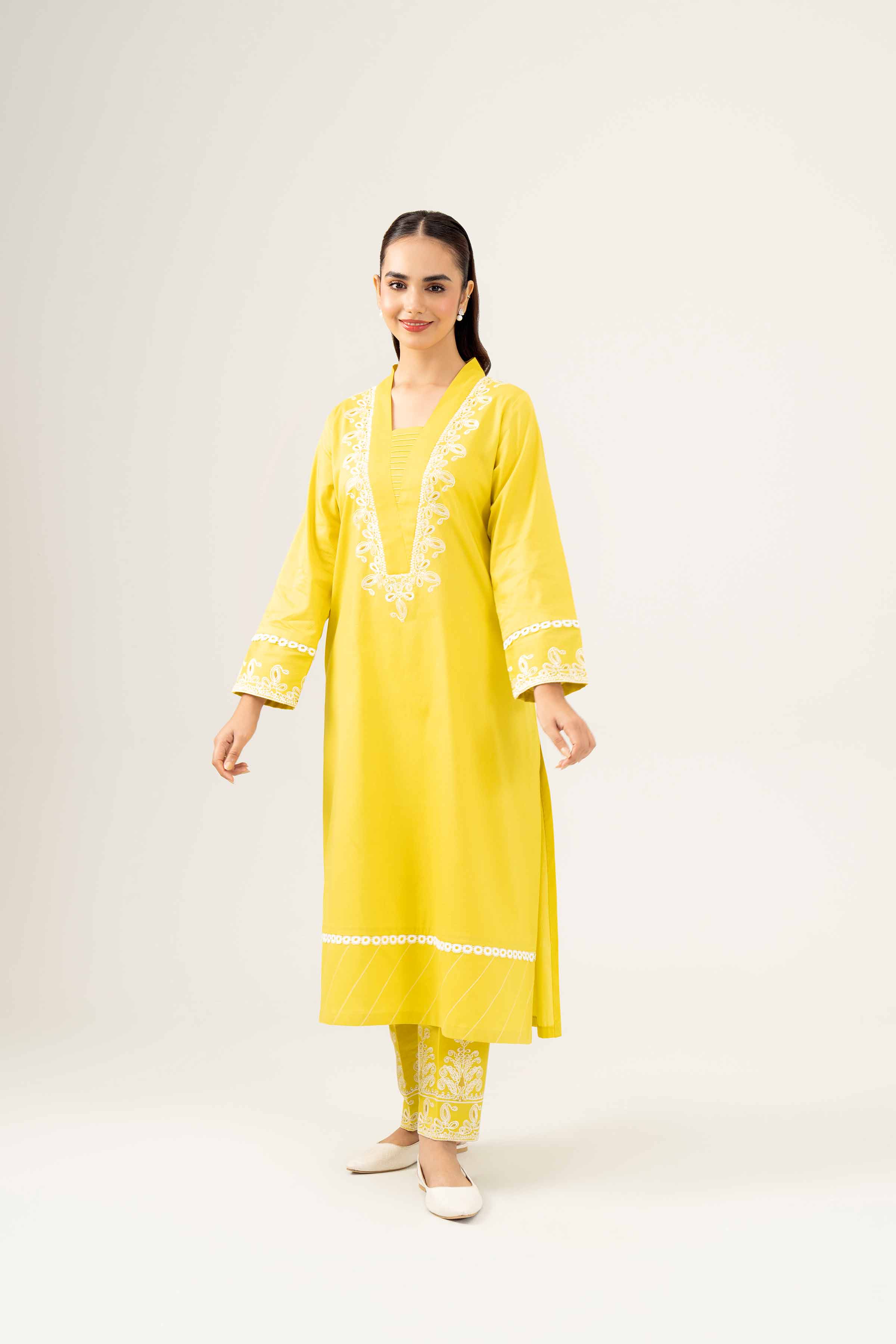 2 Piece - Embroidered Suit - PW24-292