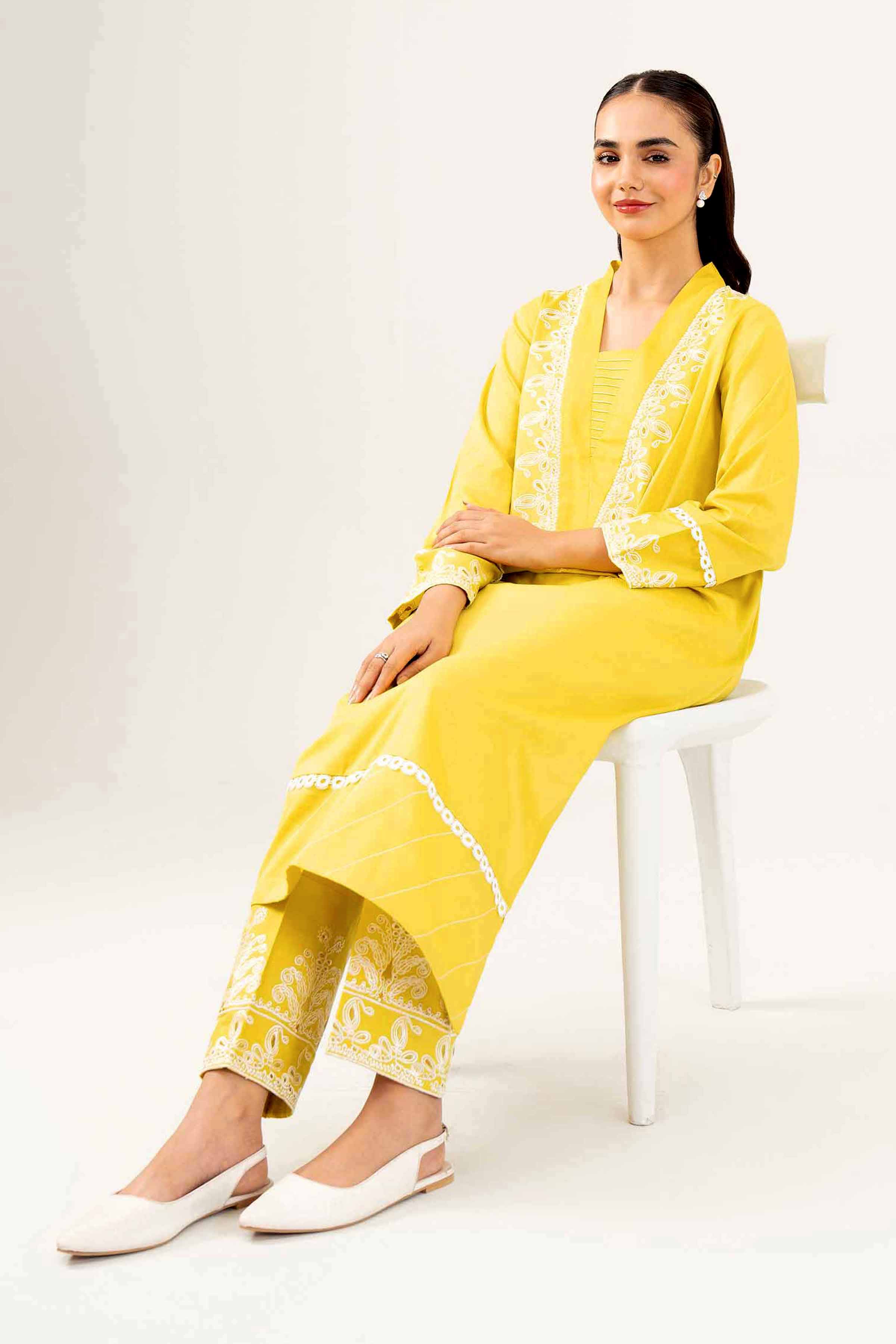 2 Piece - Embroidered Suit - PW24-292