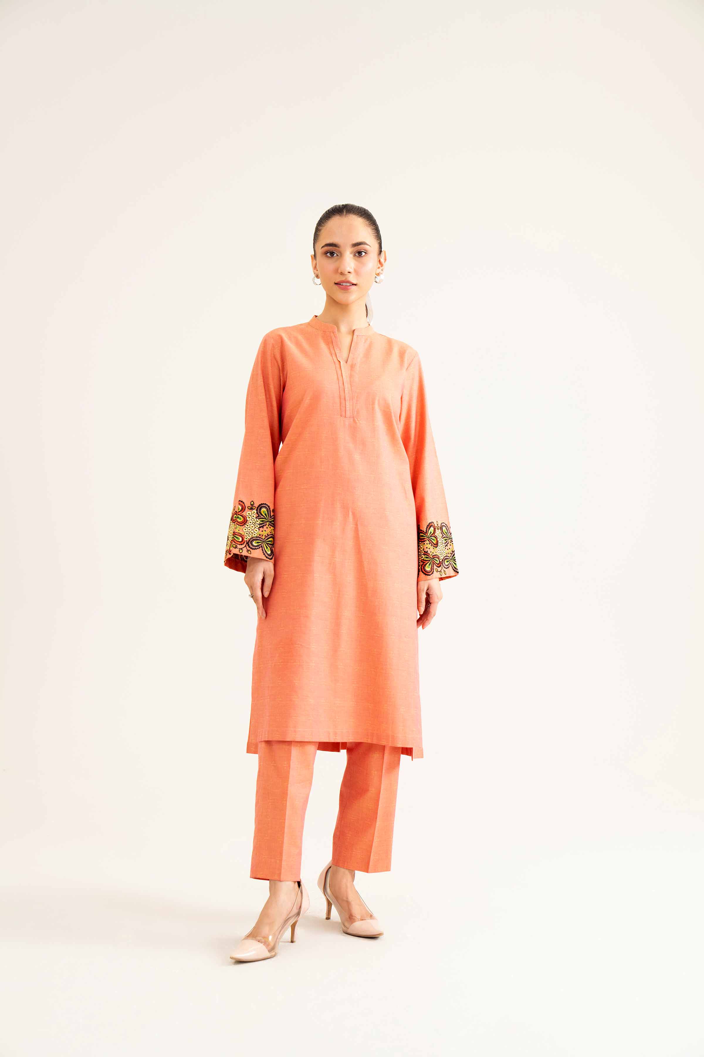2 Piece - Embroidered Suit - PW24-30