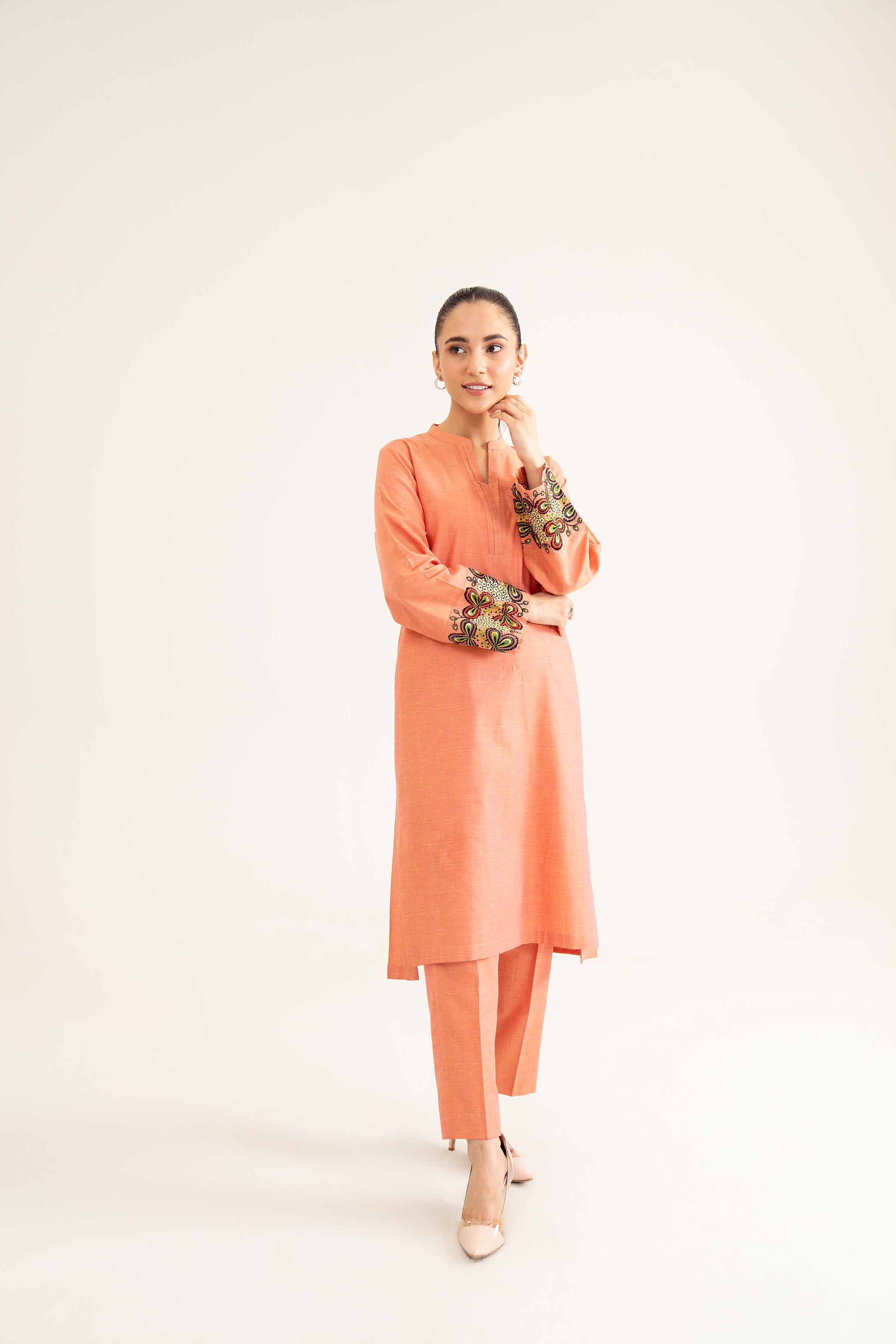 2 Piece - Embroidered Suit - PW24-30