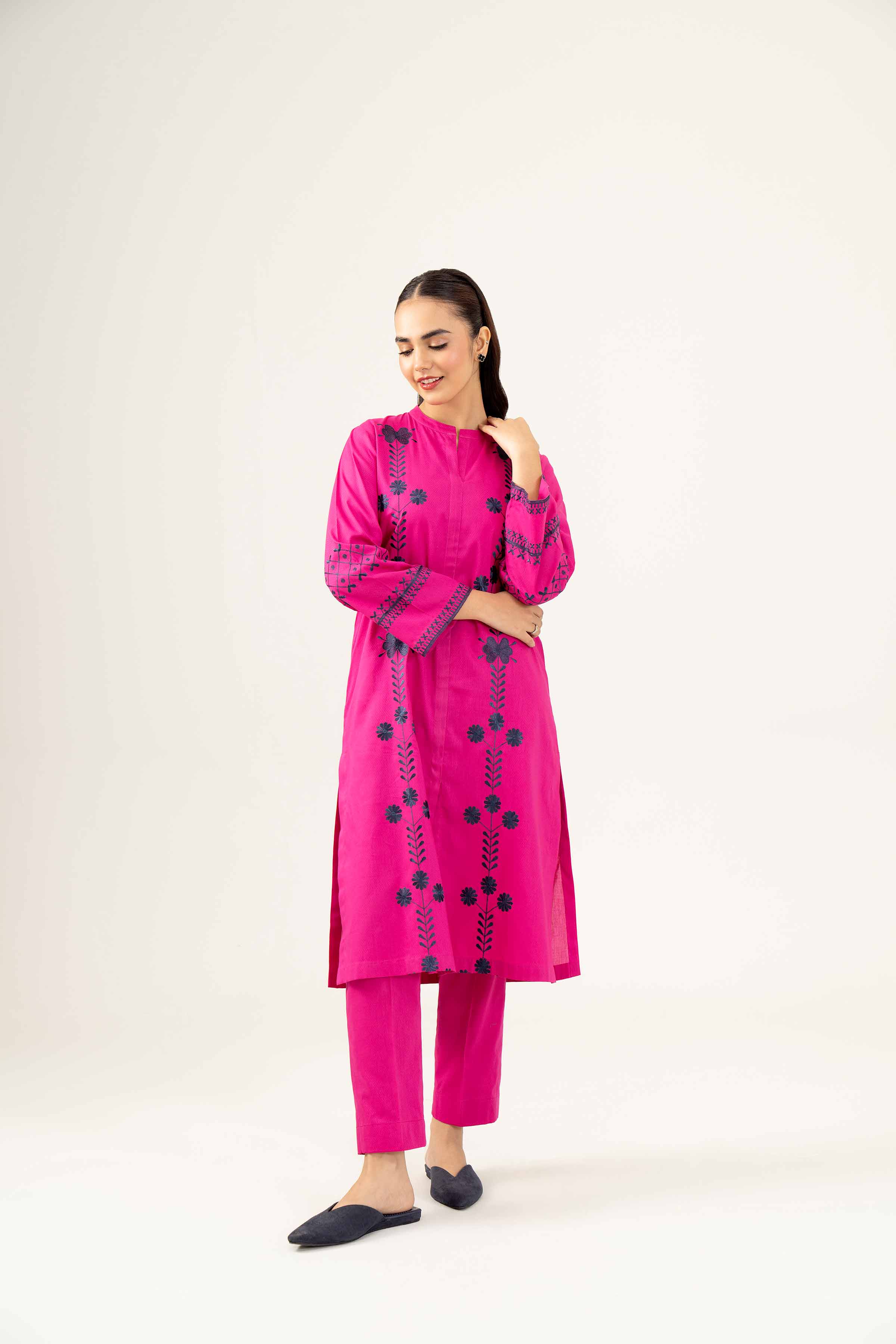 2 Piece - Embroidered Suit - PW24-301