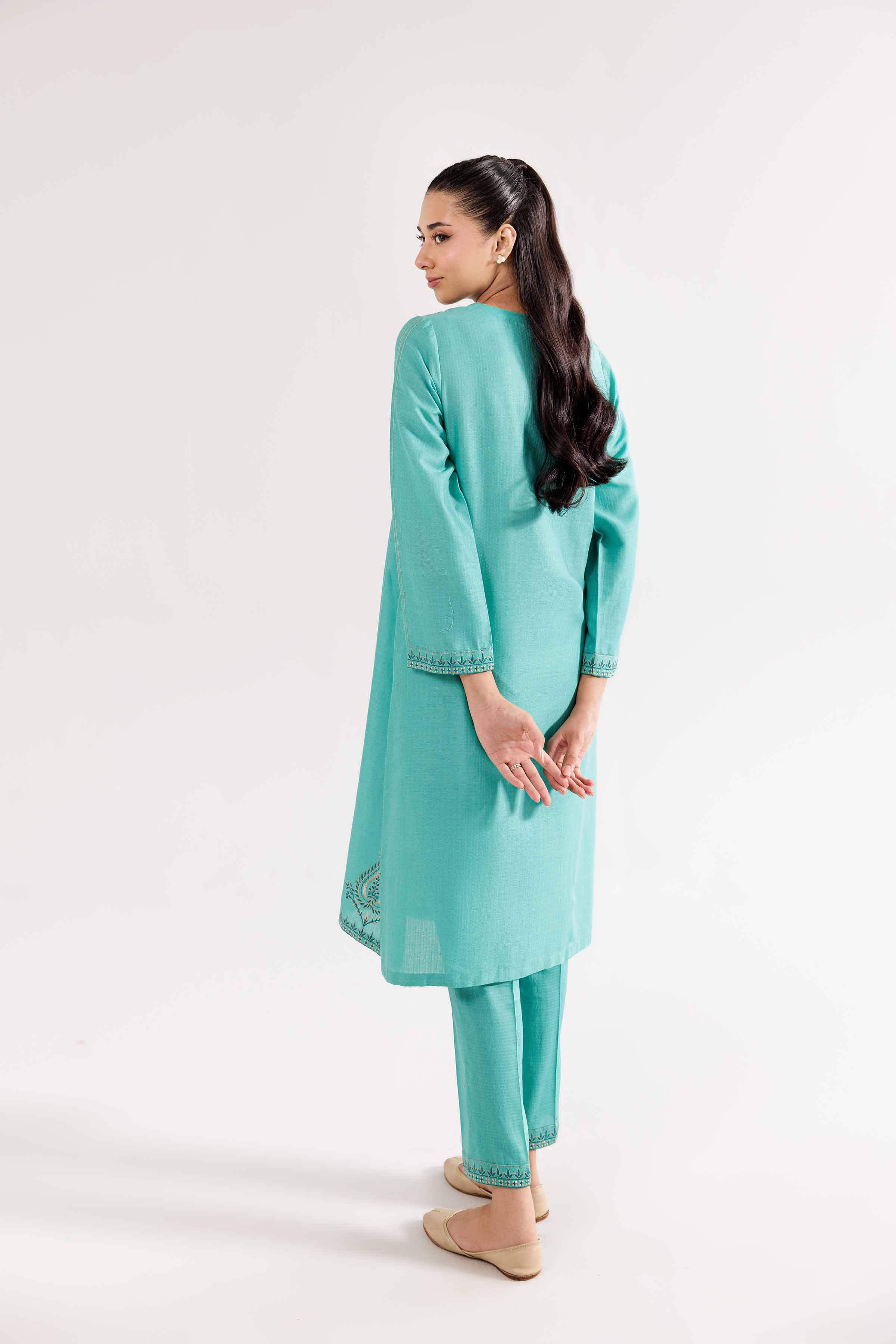 2 Piece - Embroidered Suit - PW24-303