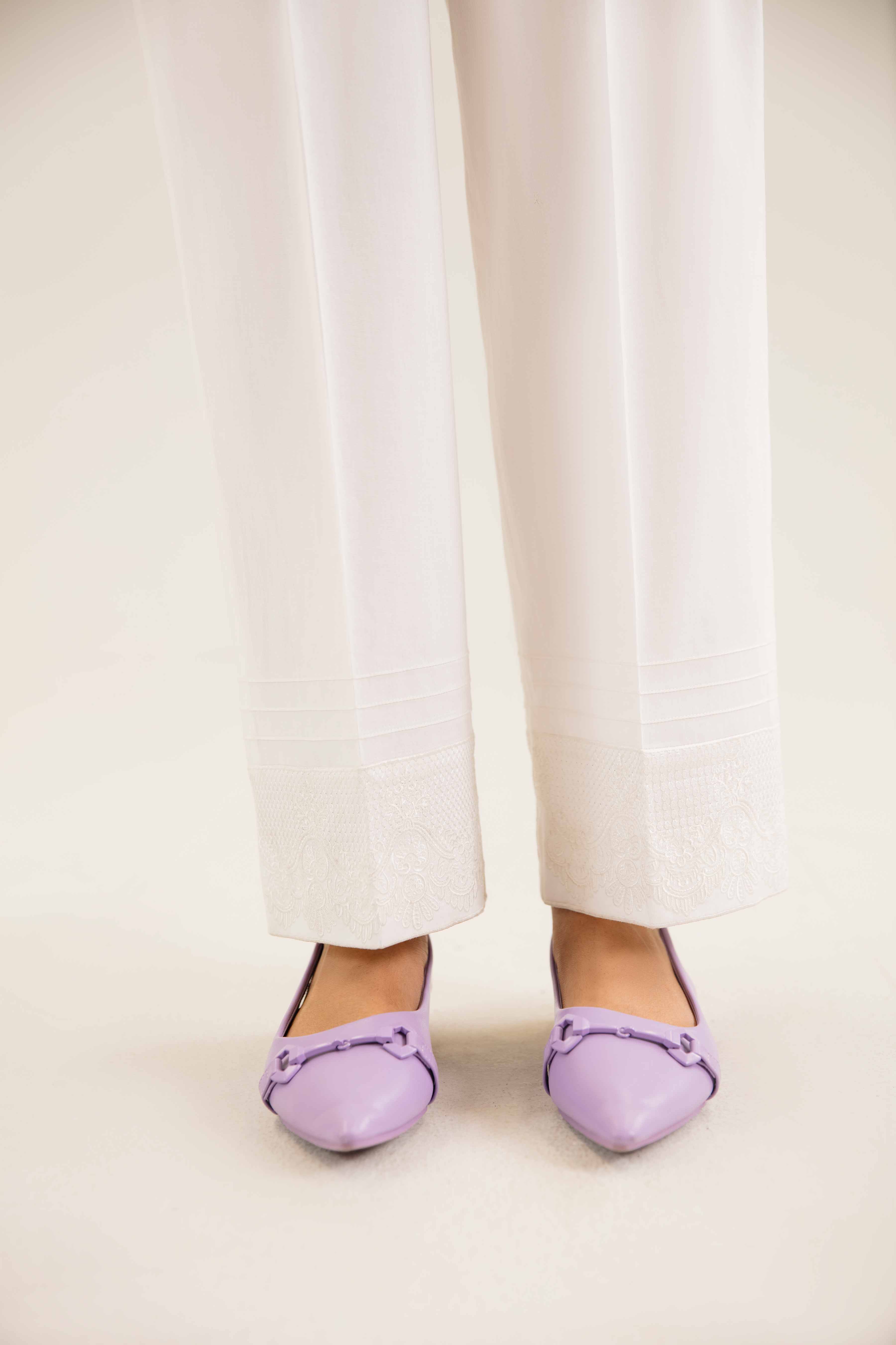 Embroidered Trousers - PW24-308