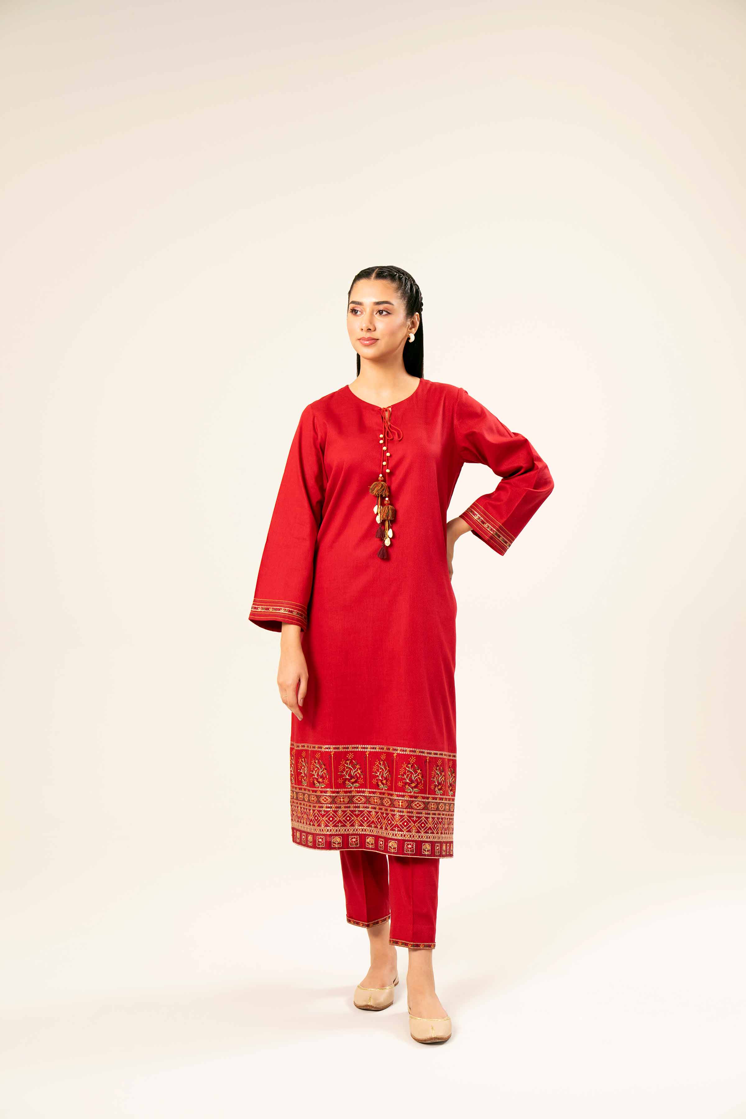 2 Piece - Embroidered Suit - PW24-311