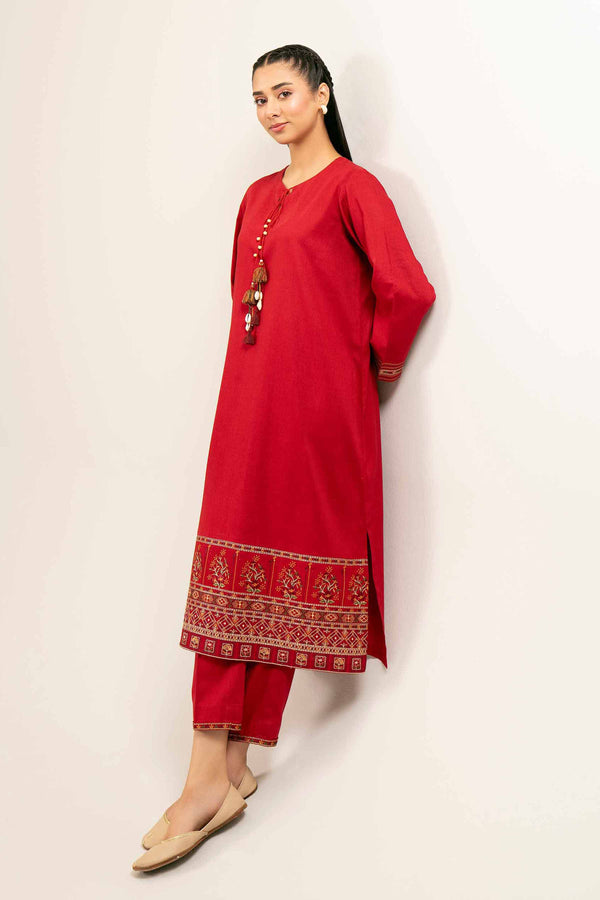 2 Piece - Embroidered Suit - PW24-311