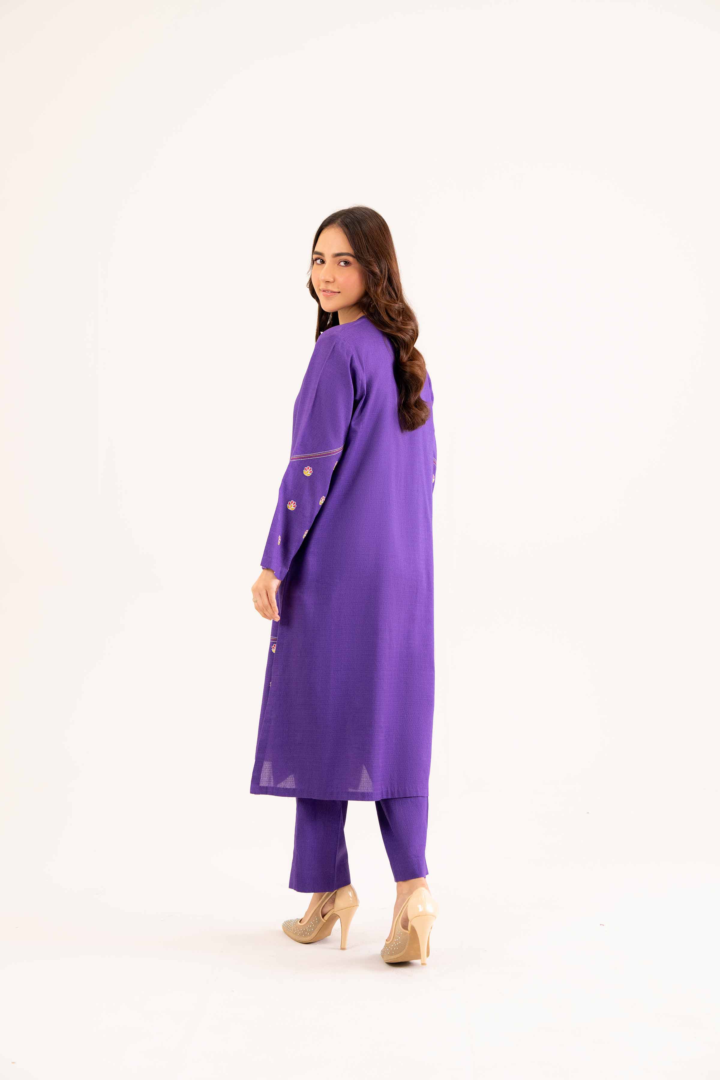 2 Piece - Embroidered Suit - PW24-320