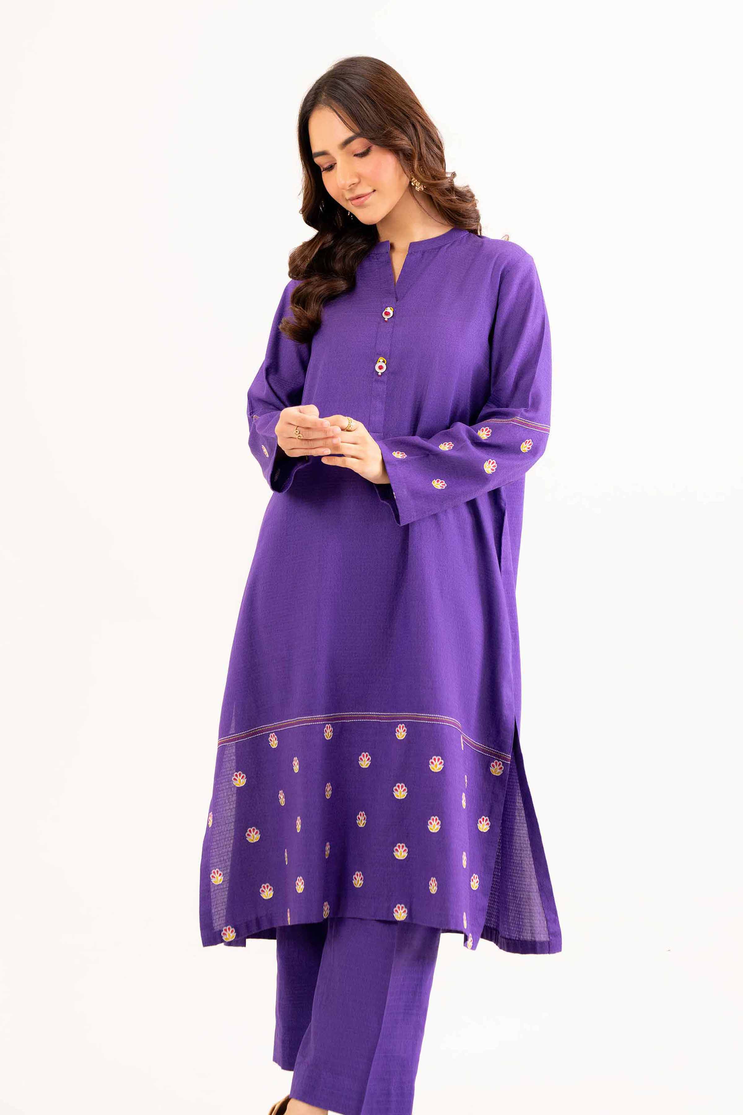 2 Piece - Embroidered Suit - PW24-320